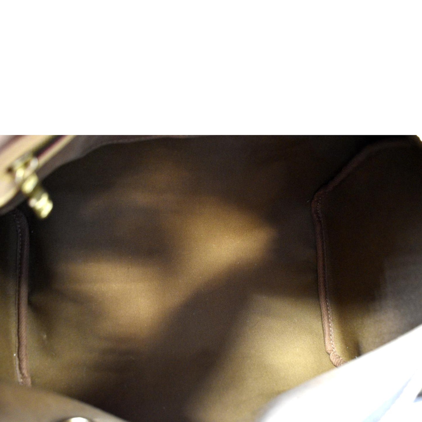 LOUIS VUITTON Speedy 30 Monogram Canvas Satchel Bag Brown