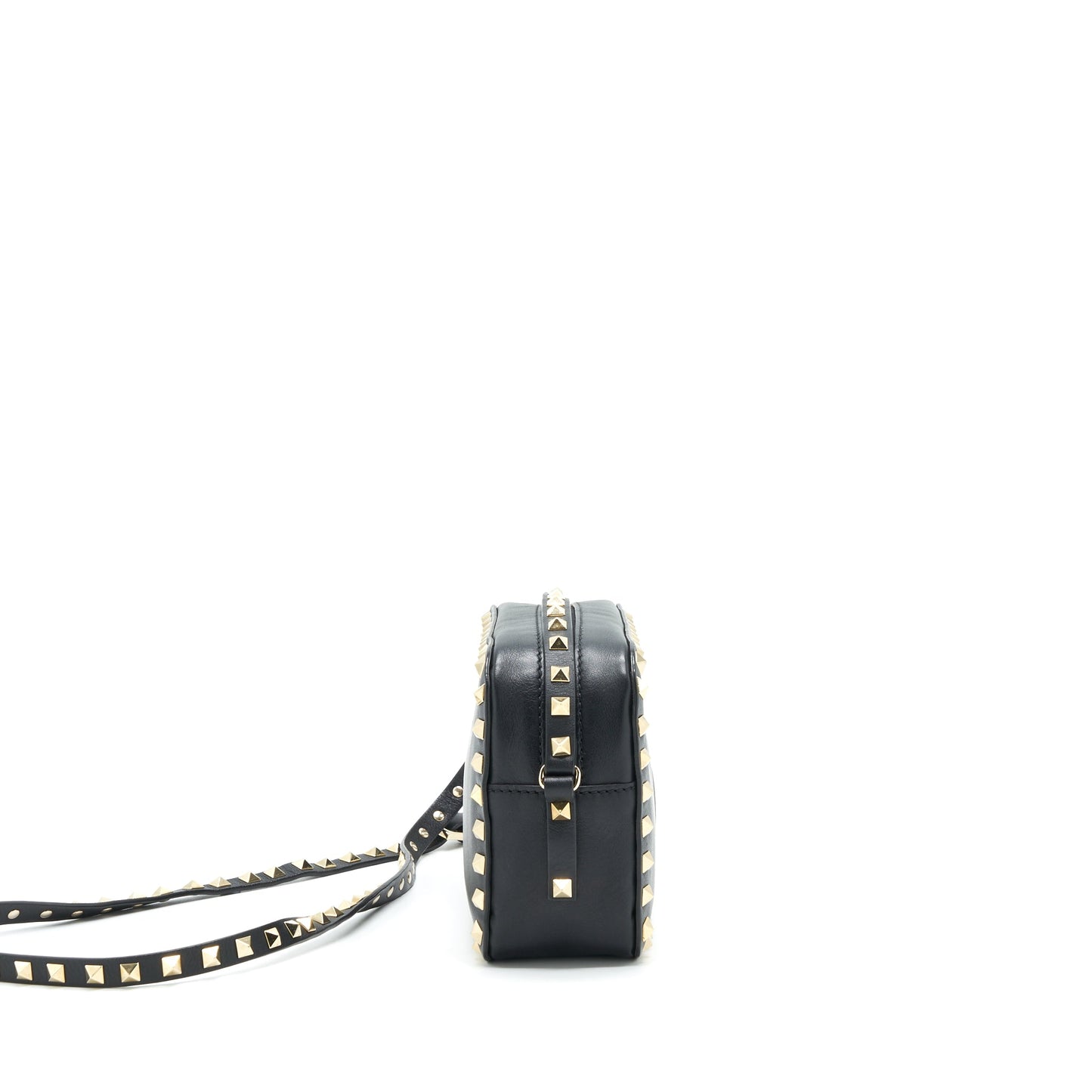 Valentino Rockstud Crossbody Camera Purse Black