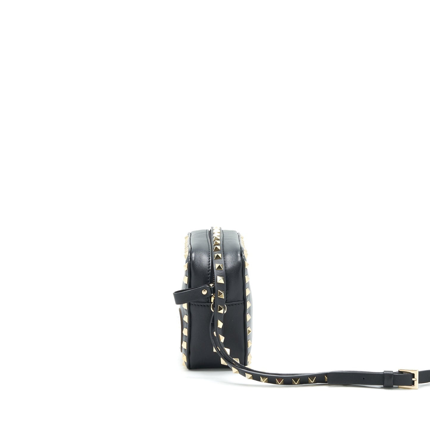 Valentino Rockstud Crossbody Camera Purse Black