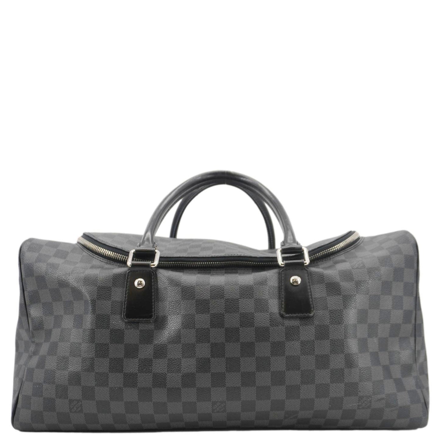 LOUIS VUITTON Roadster Damier Graphite Travel Bag Black