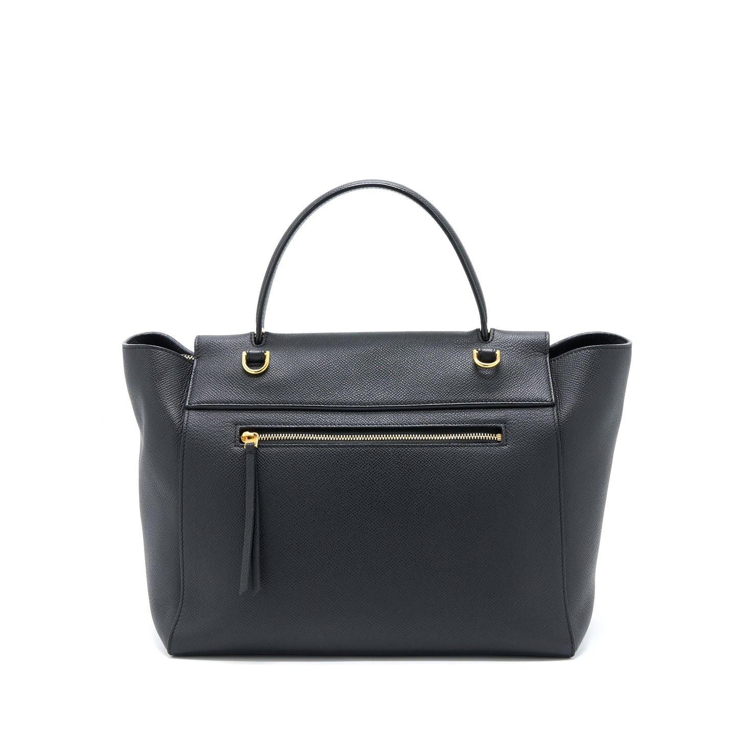 Celine Mini Belt Purse Grained Calfskin Black