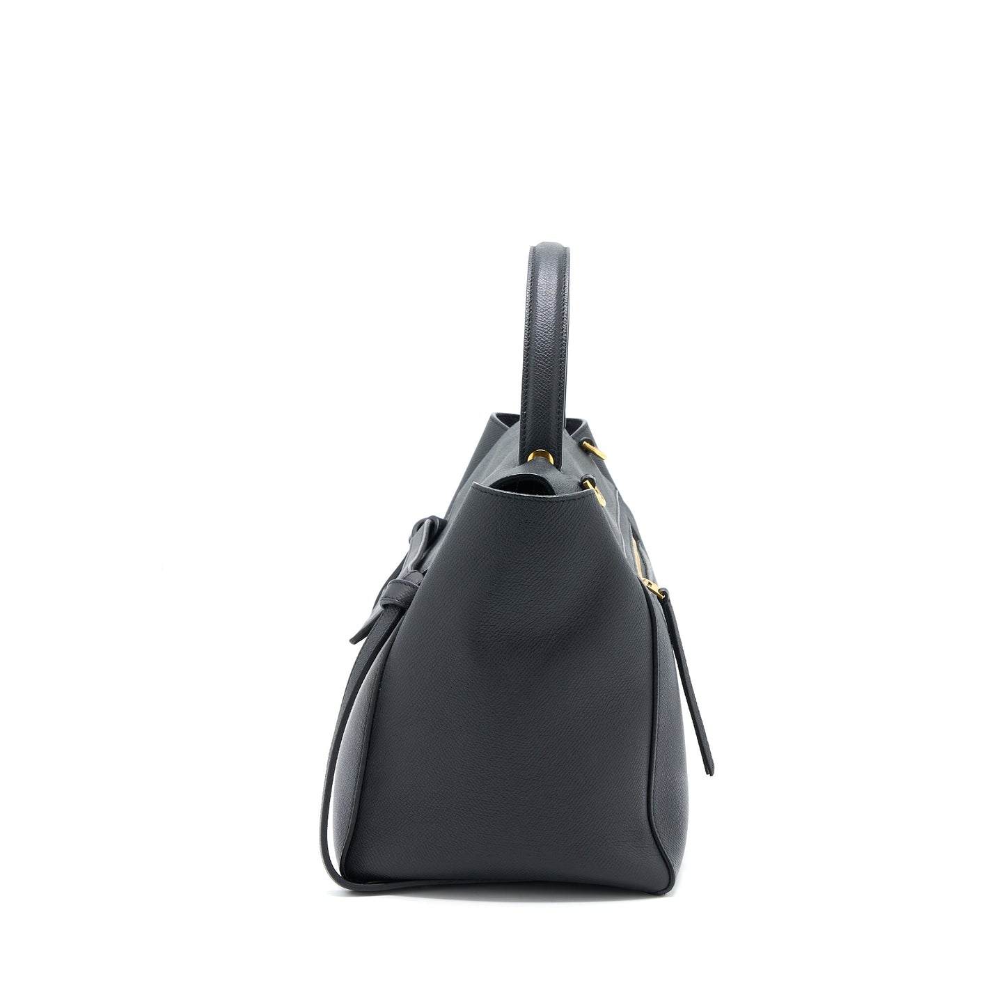 Celine Mini Belt Purse Grained Calfskin Black