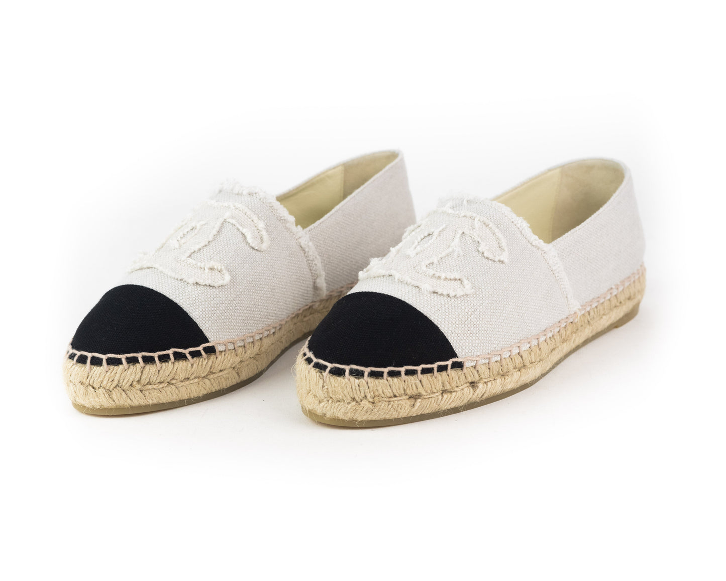 Chanel Linen Canvas Espadrilles