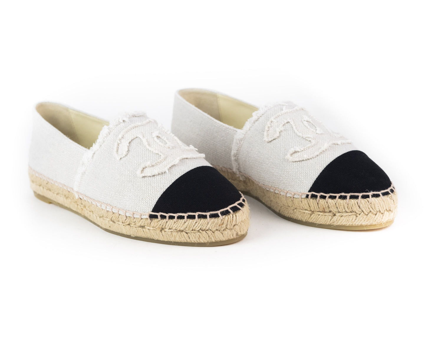 Chanel Linen Canvas Espadrilles