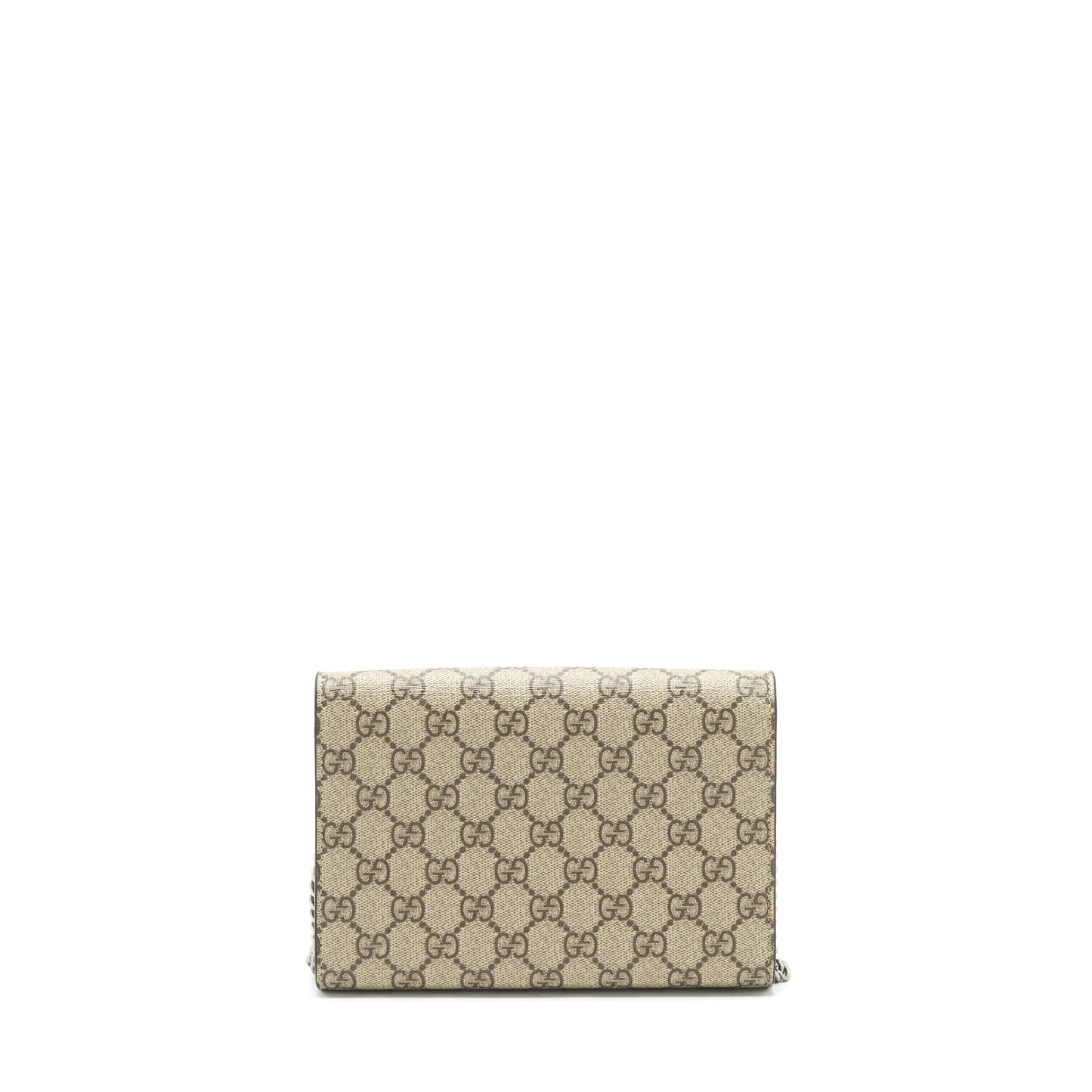 Gucci Dionysus Supreme Chain Wallet Beige