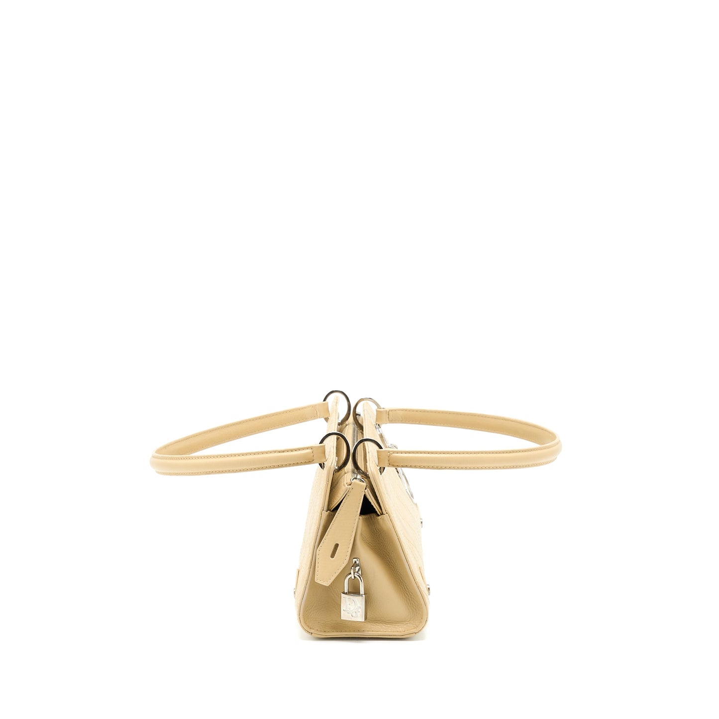 Dior Vintage Lady Dior Long Cuir Calfskin Beige