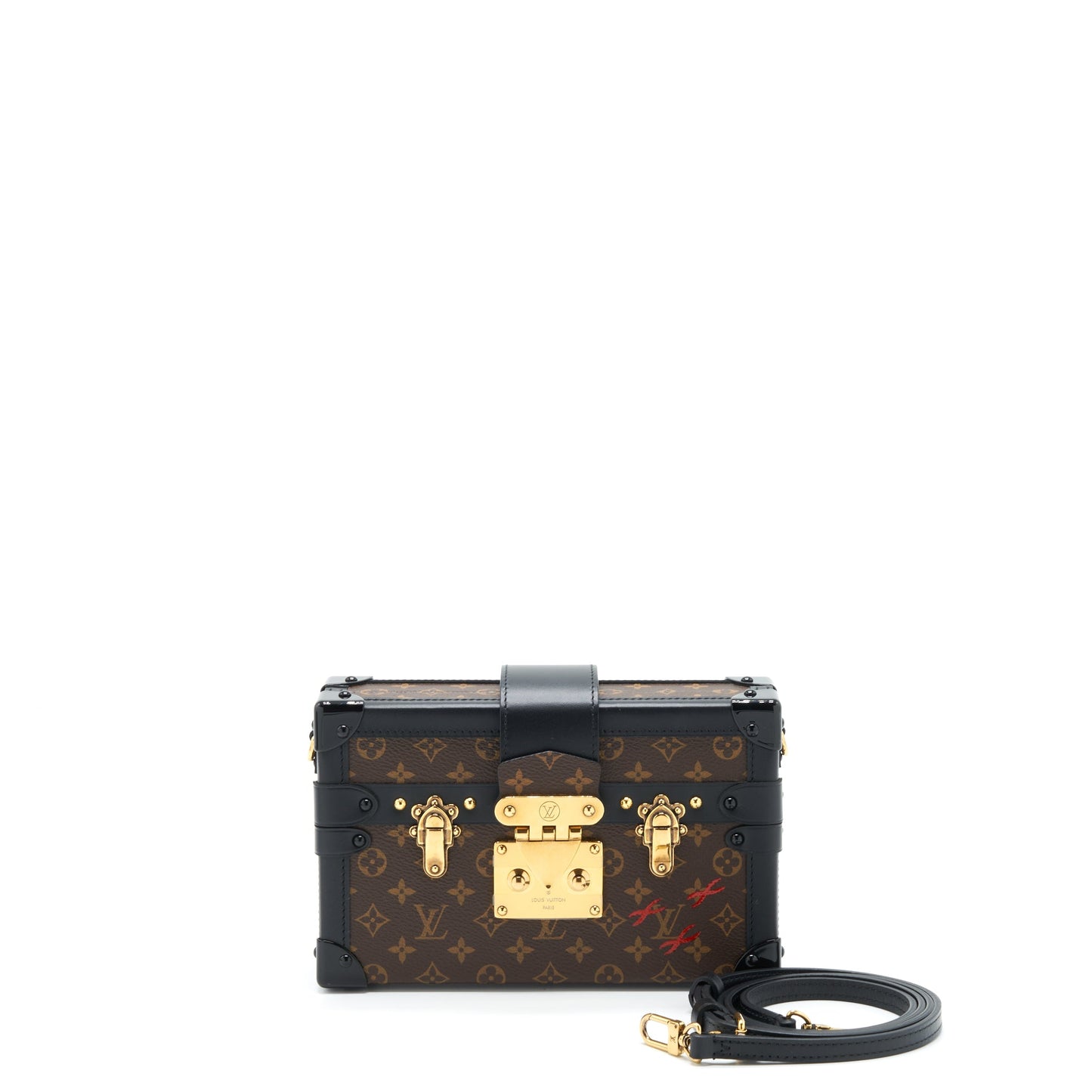 Louis Vuitton Petite Malle Monogram Canvas And Leather