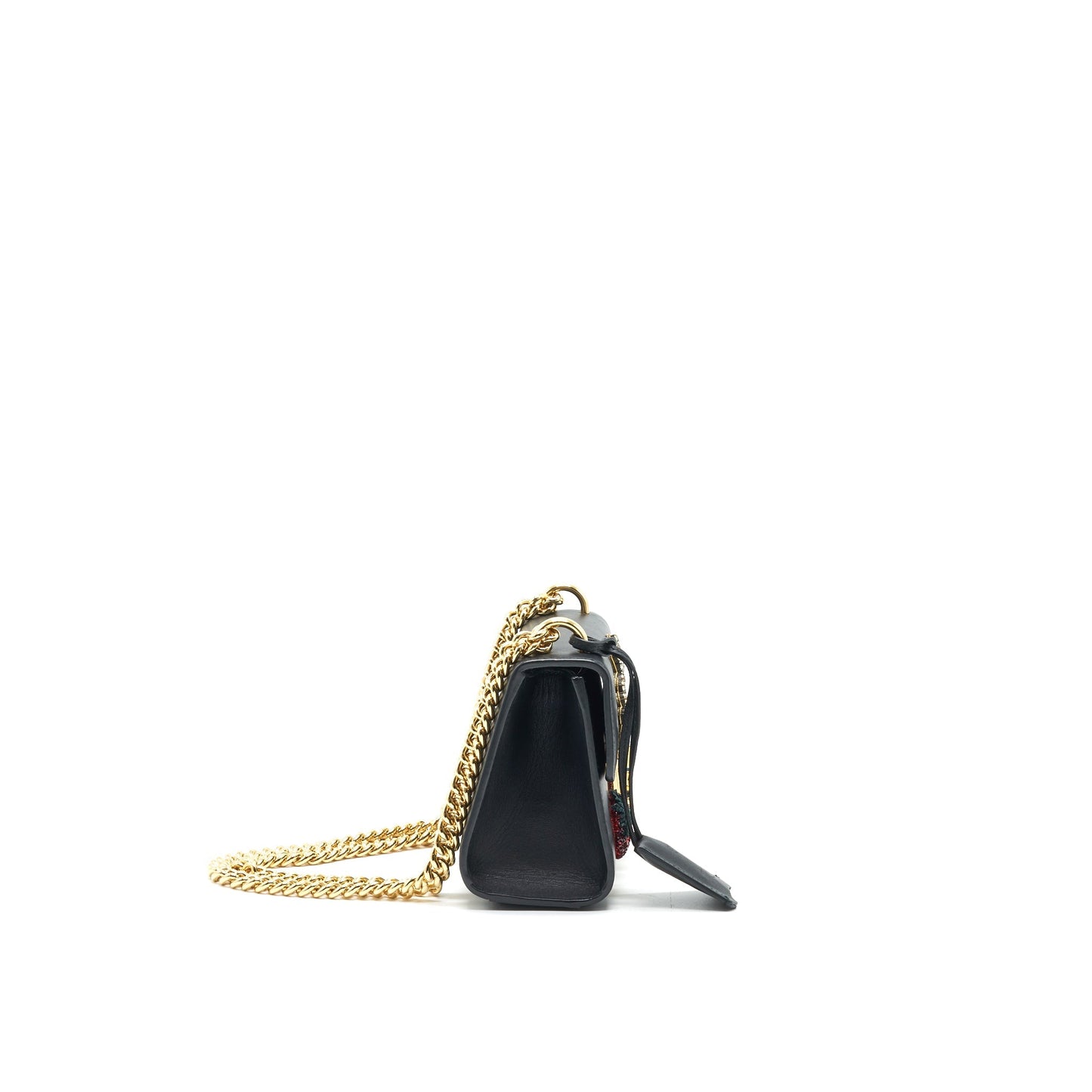 Gucci Limited Edition padlock Chain Purse Black
