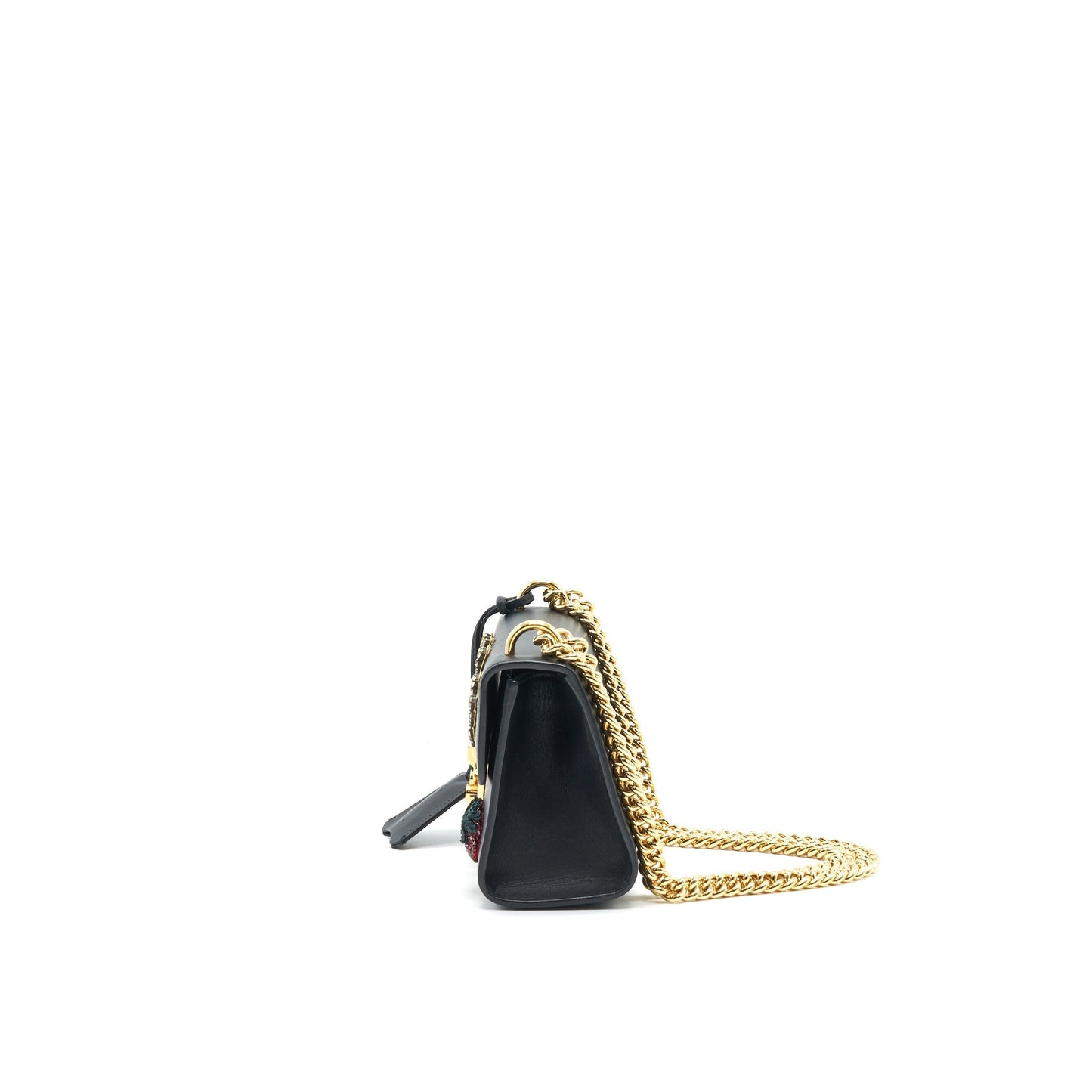 Gucci Limited Edition padlock Chain Purse Black