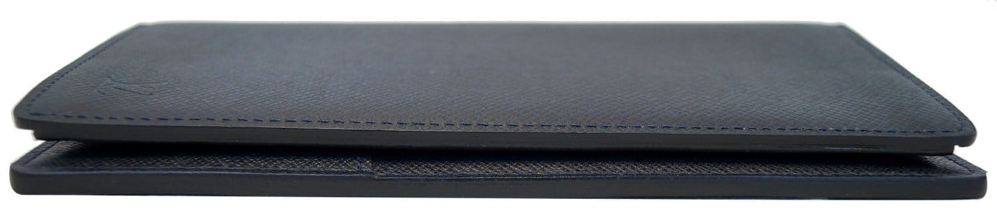 LOUIS VUITTON Brazza Black Taiga Leather Wallet