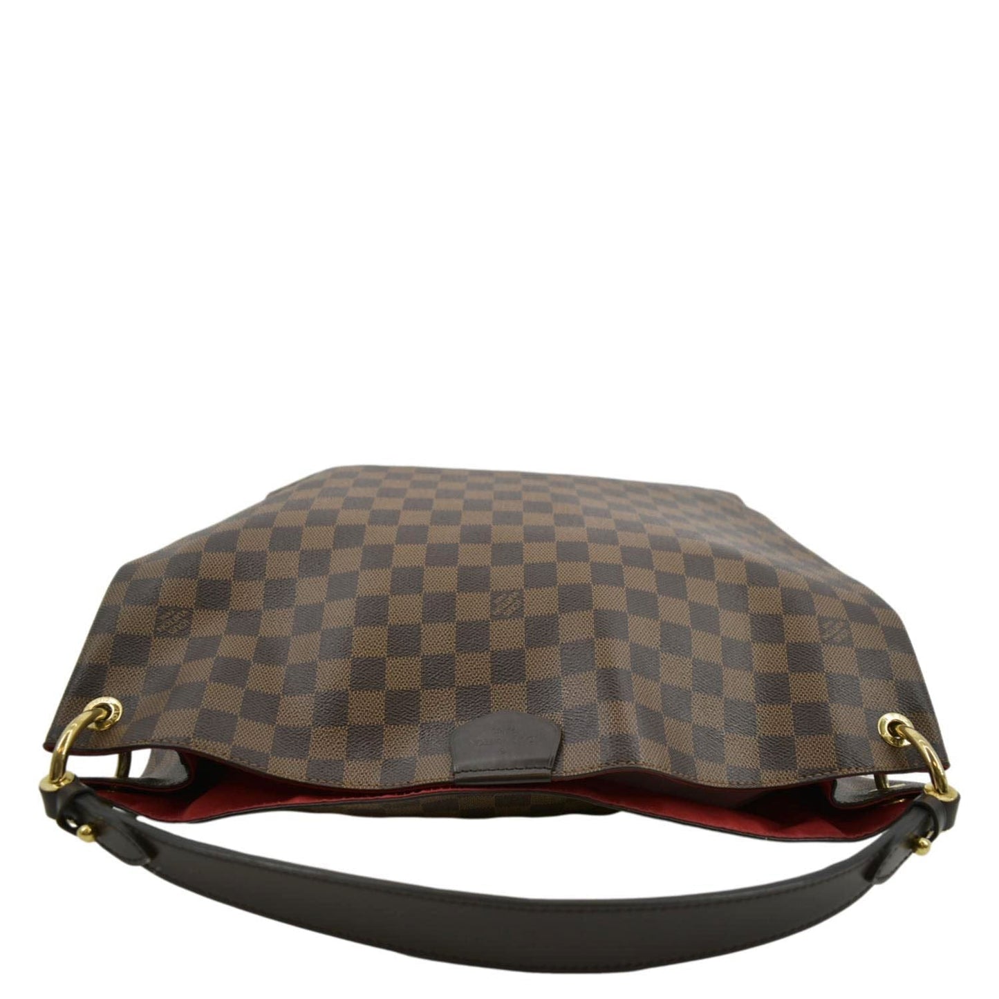 LOUIS VUITTON Graceful MM Damier Ebene Shoulder Bag Brown