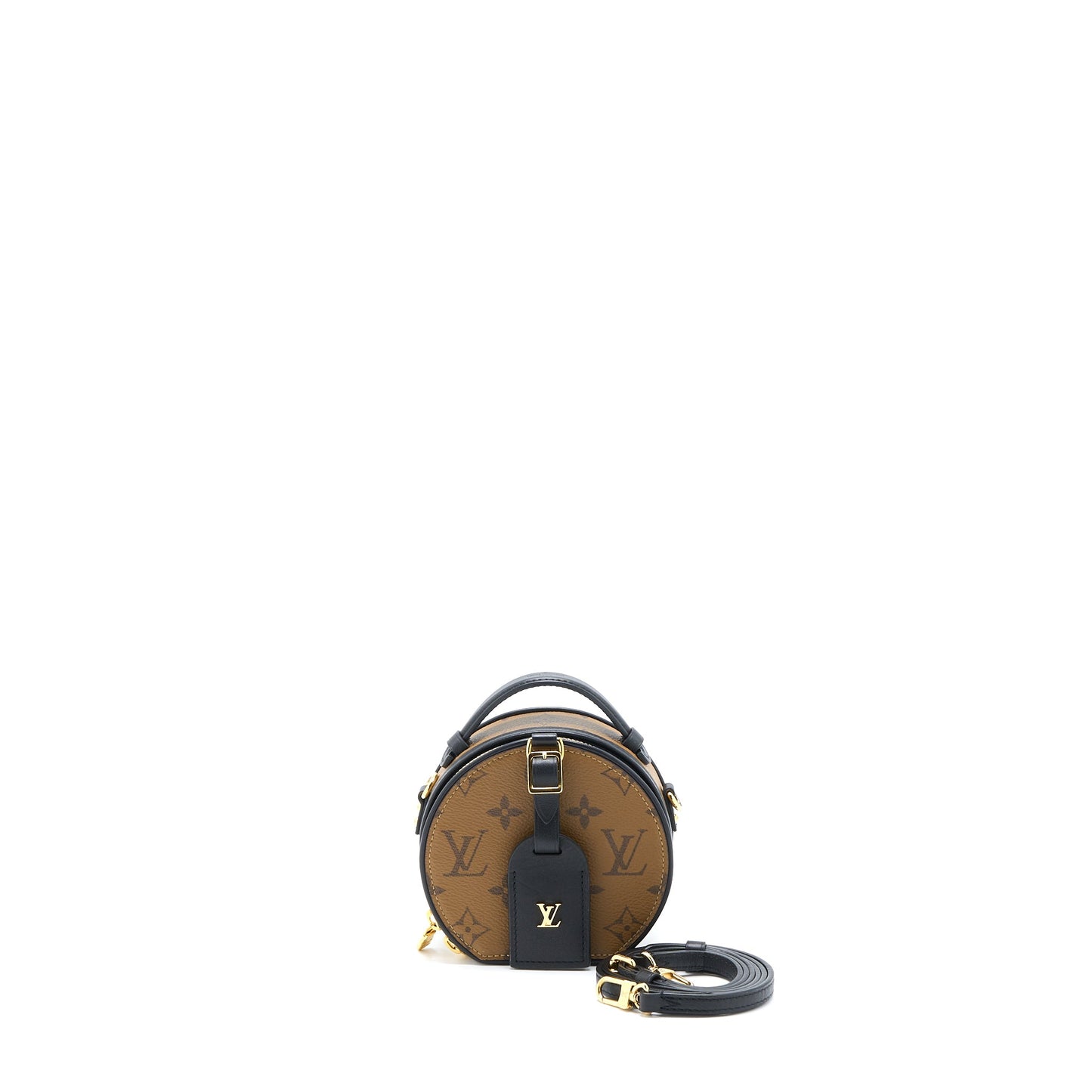 Louis Vuitton Mini Boite Chapeau Monogram Reverse Canvas Black