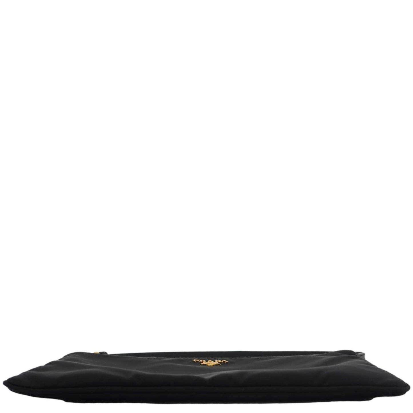 PRADA Tessuto Nylon Pochette Hobo Bag Black