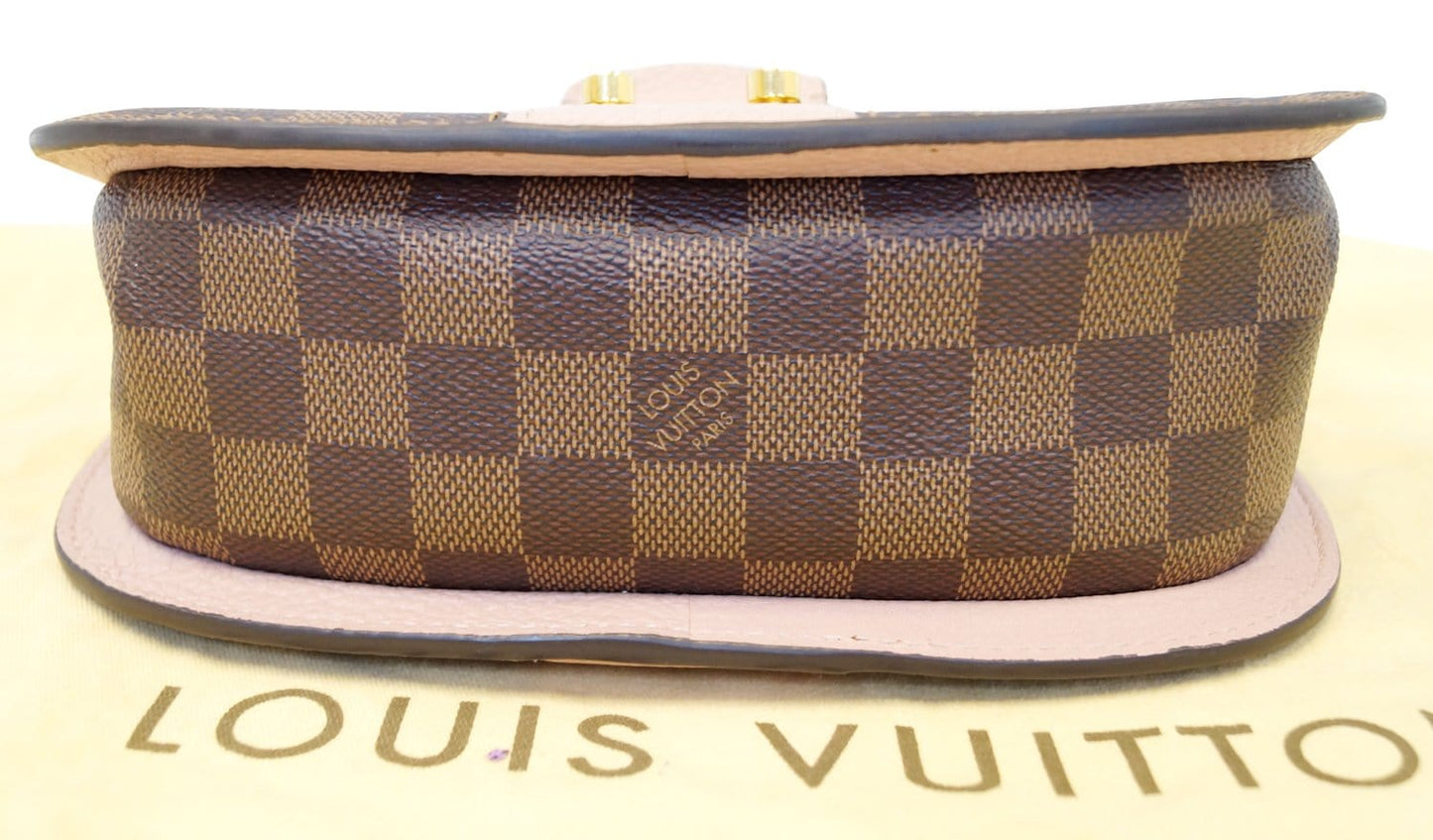 LOUIS VUITTON Wight Damier Ebene Magnolia Shoulder Crossbody Bag