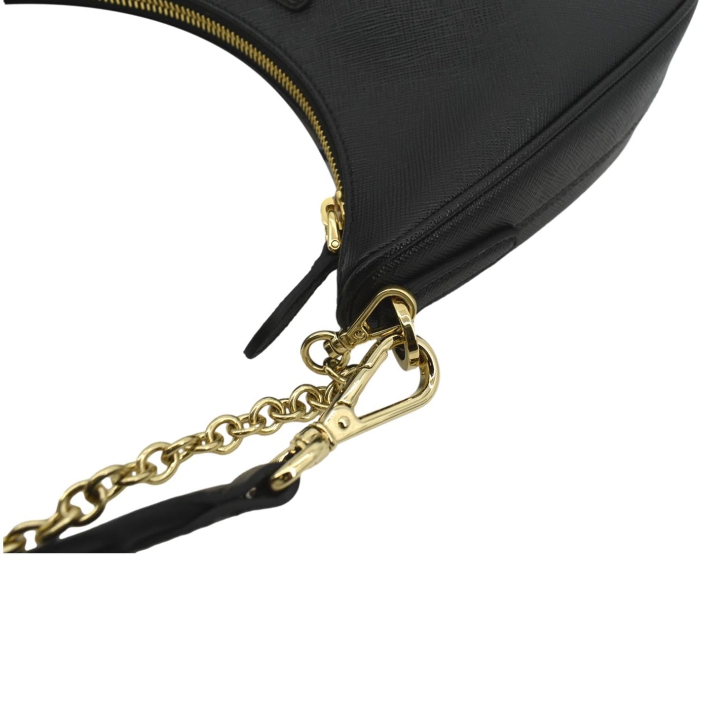 PRADA Re-Edition 2005 Saffiano Leather Shoulder Bag Black