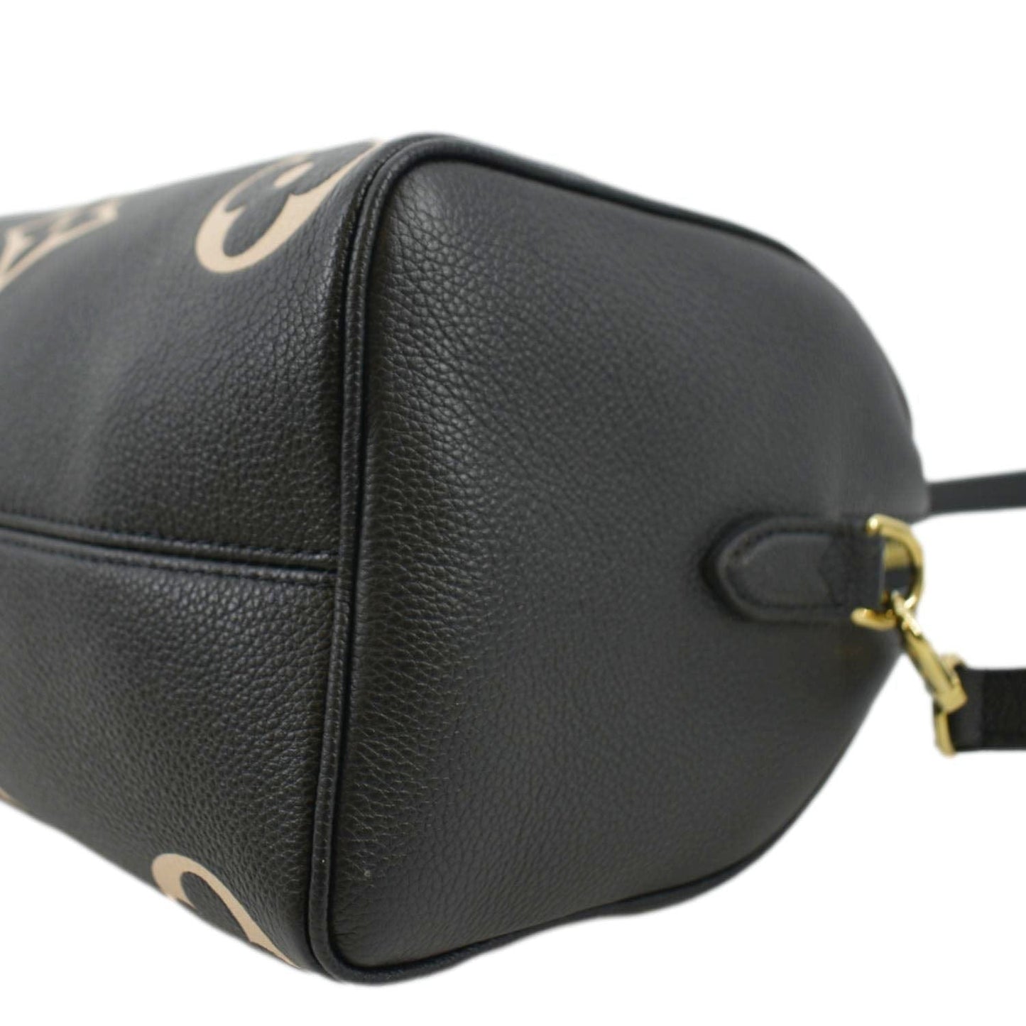 LOUIS VUITTON Speedy 25 Bandouliere Monogram Empreinte Leather Crossbody Bag Bicolor