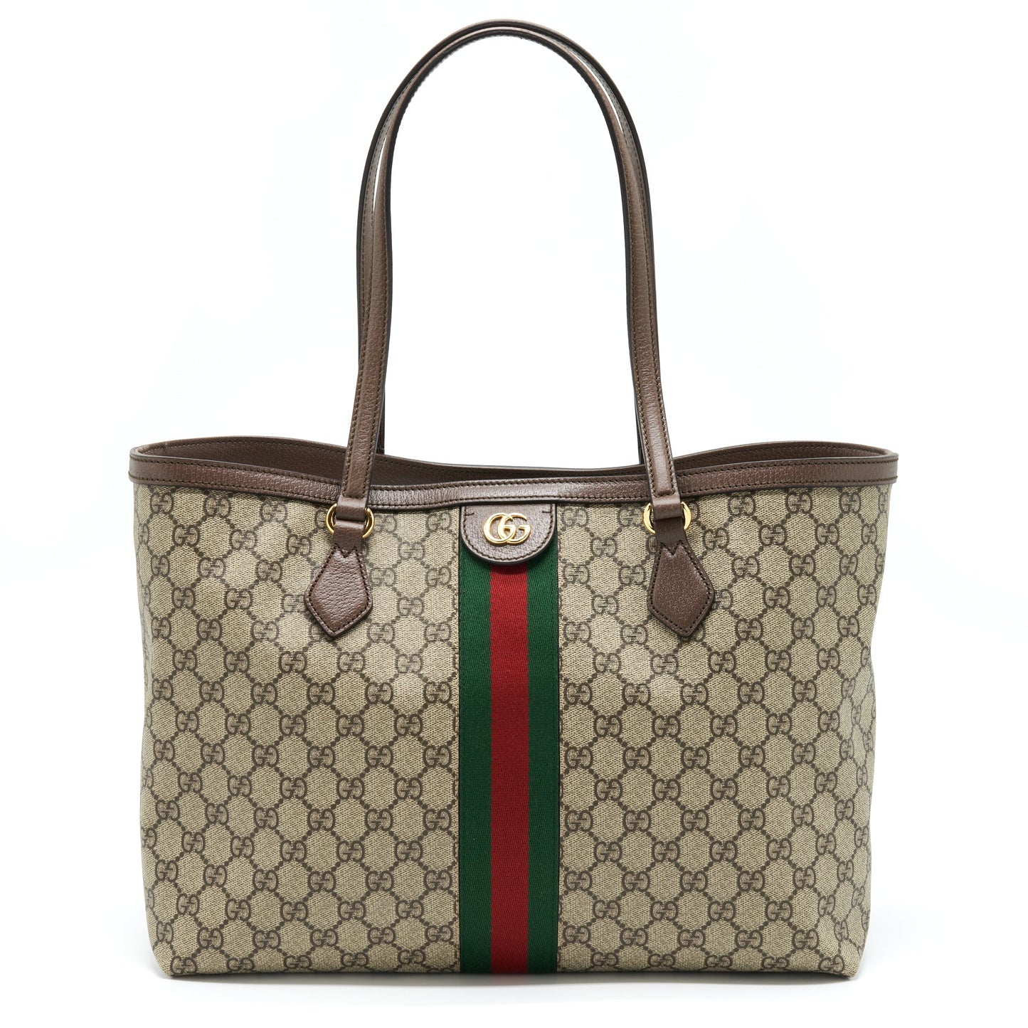Gucci Shopping Tote Purse Supreme Canvas