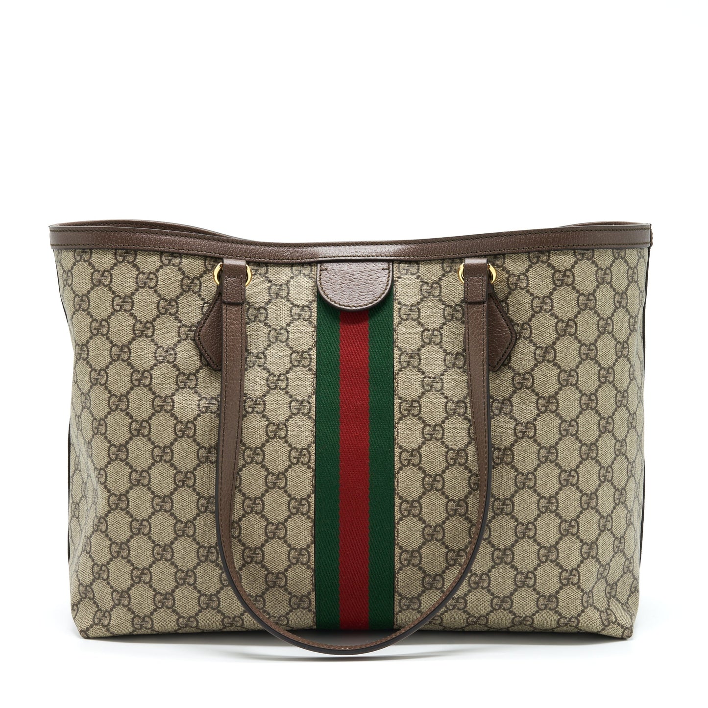 Gucci Shopping Tote Purse Supreme Canvas
