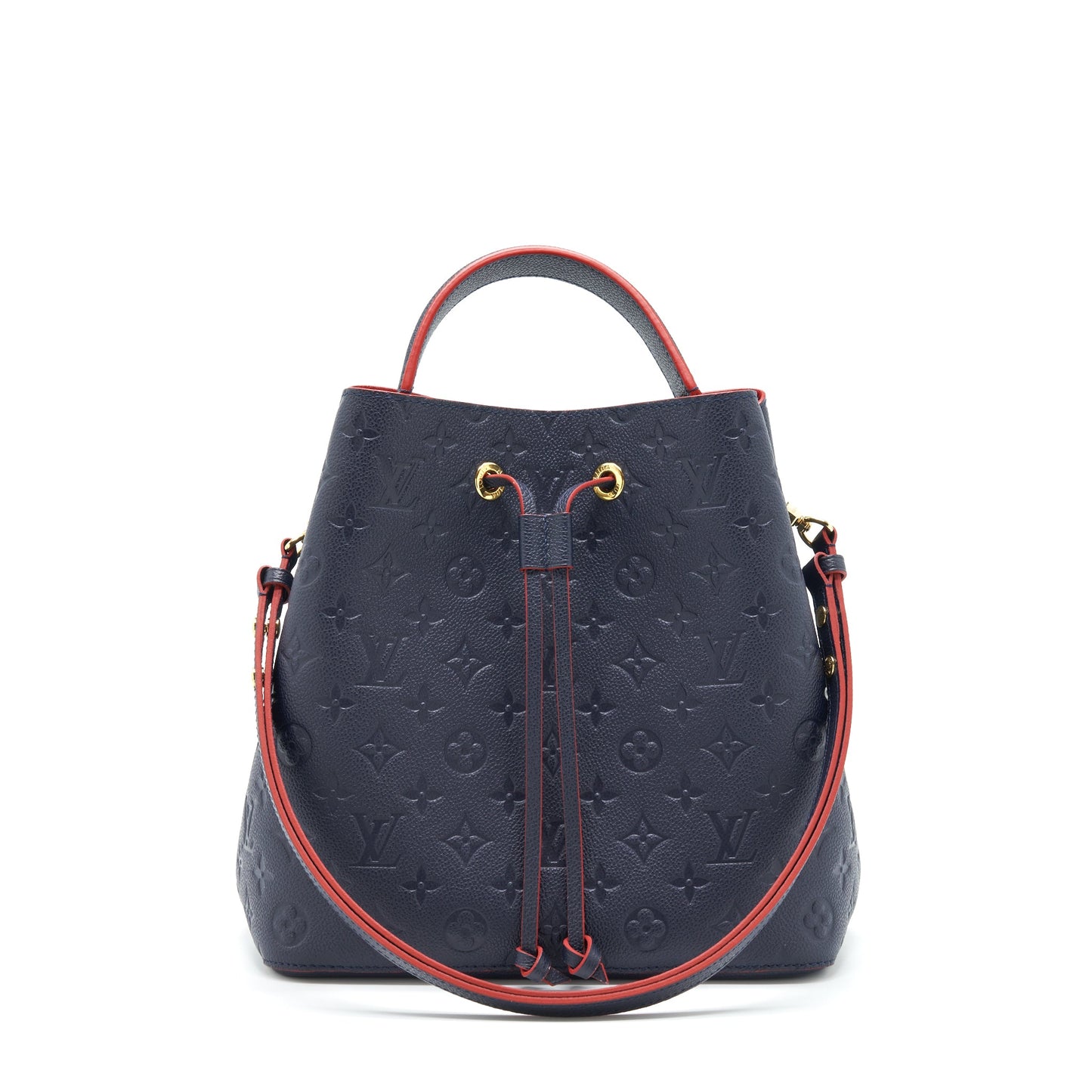 Louis Vuitton Neonoe Monogram Empreinte Marine Rouge