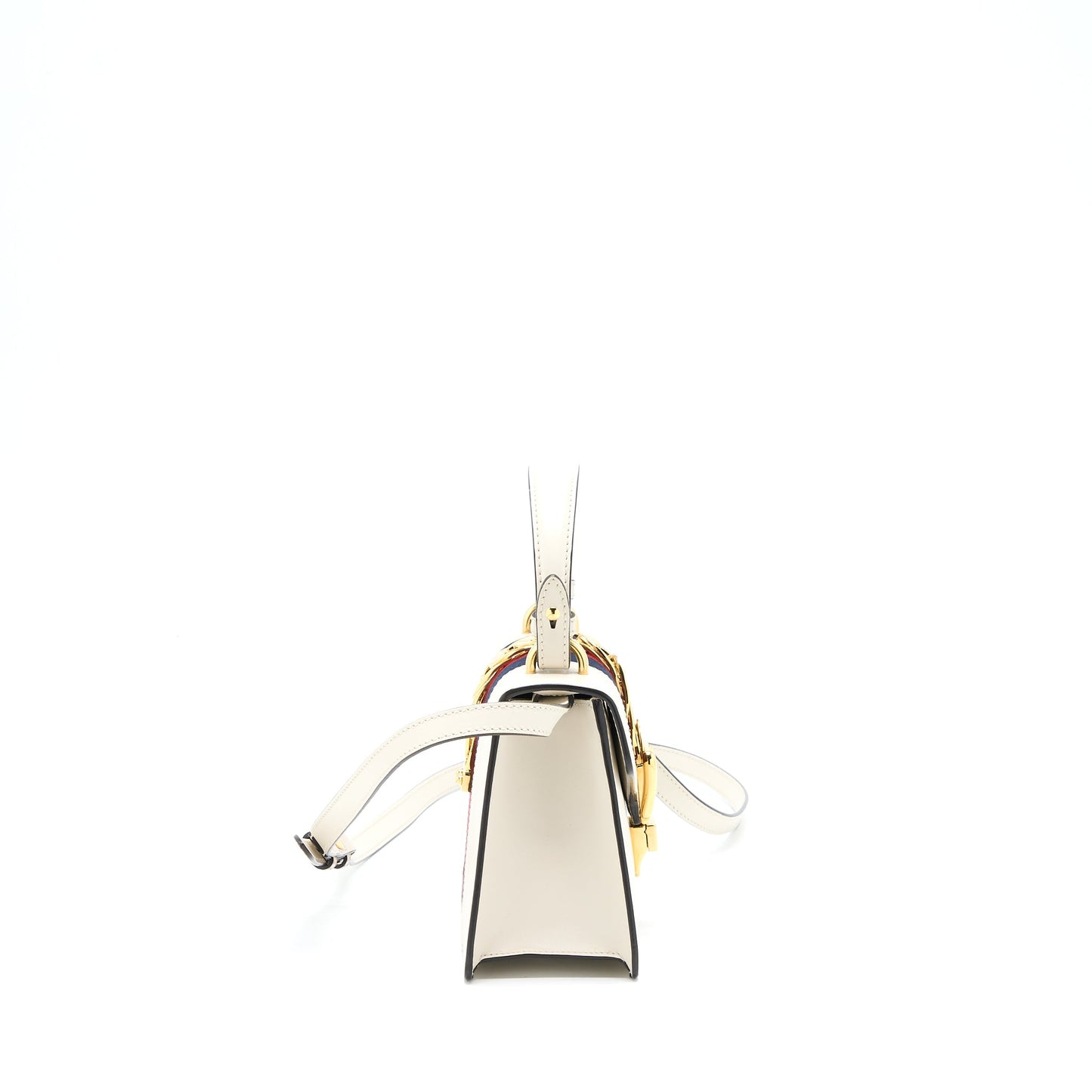 Gucci Mini Sylvia Top Handle Purse White