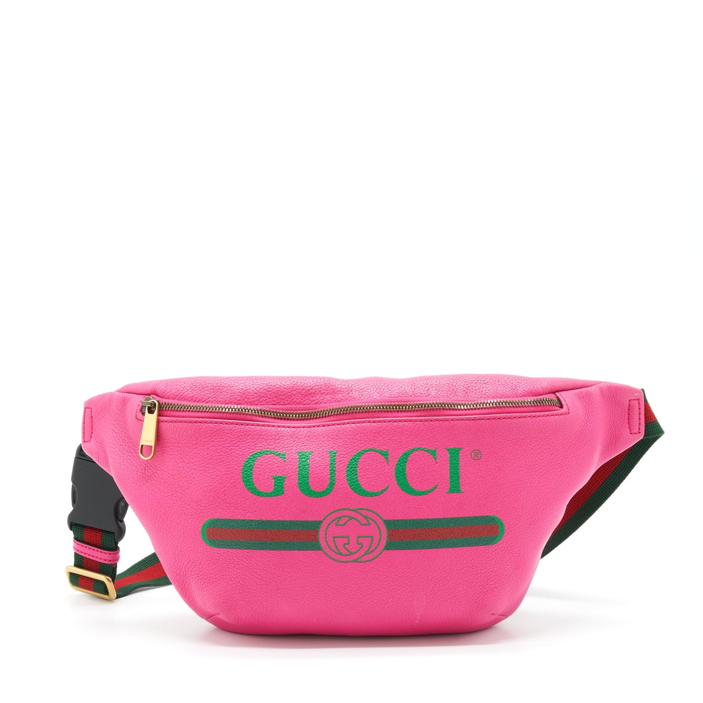 Gucci Belt Purse Calfskin Hot Pink