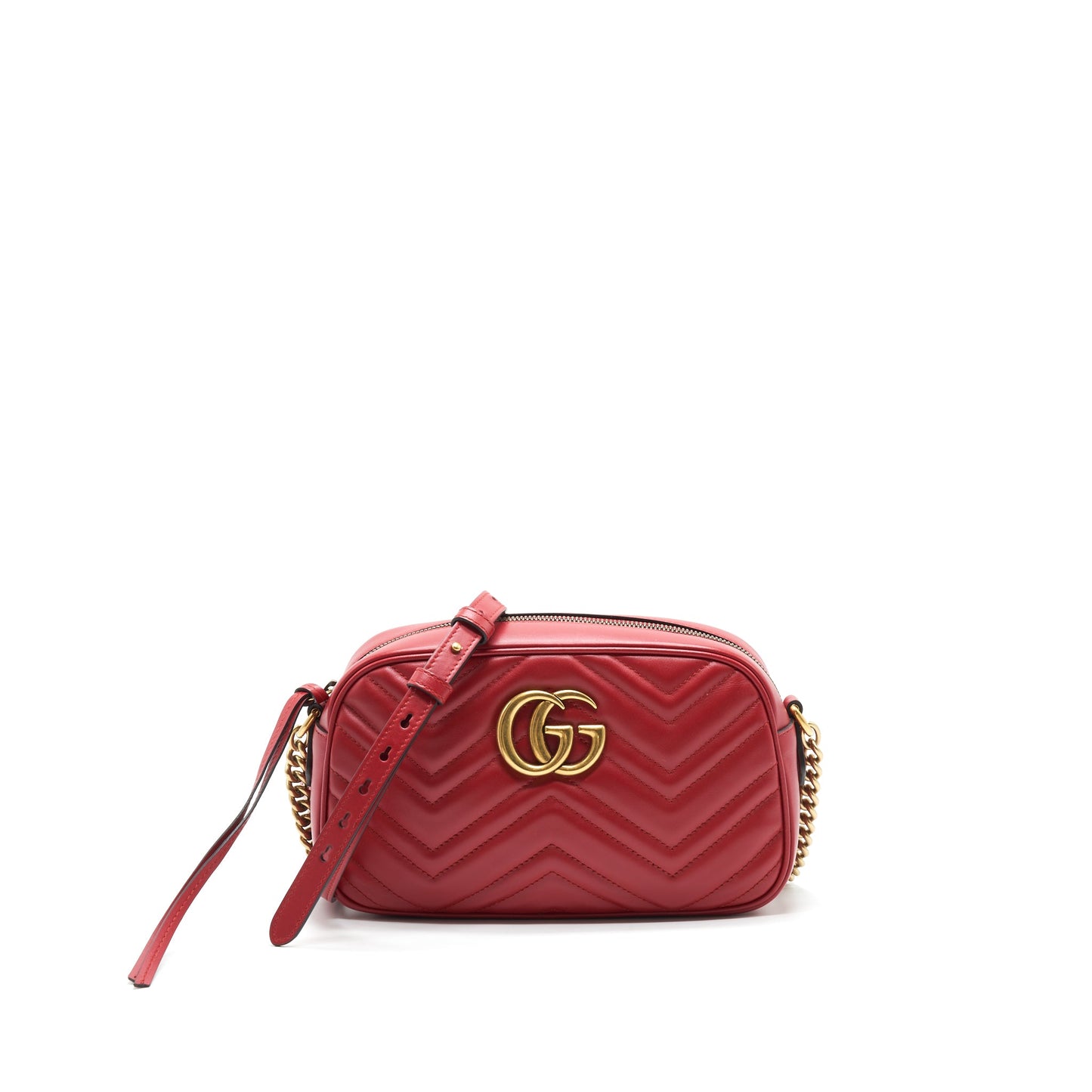 Gucci Marmont Camera Purse in Red