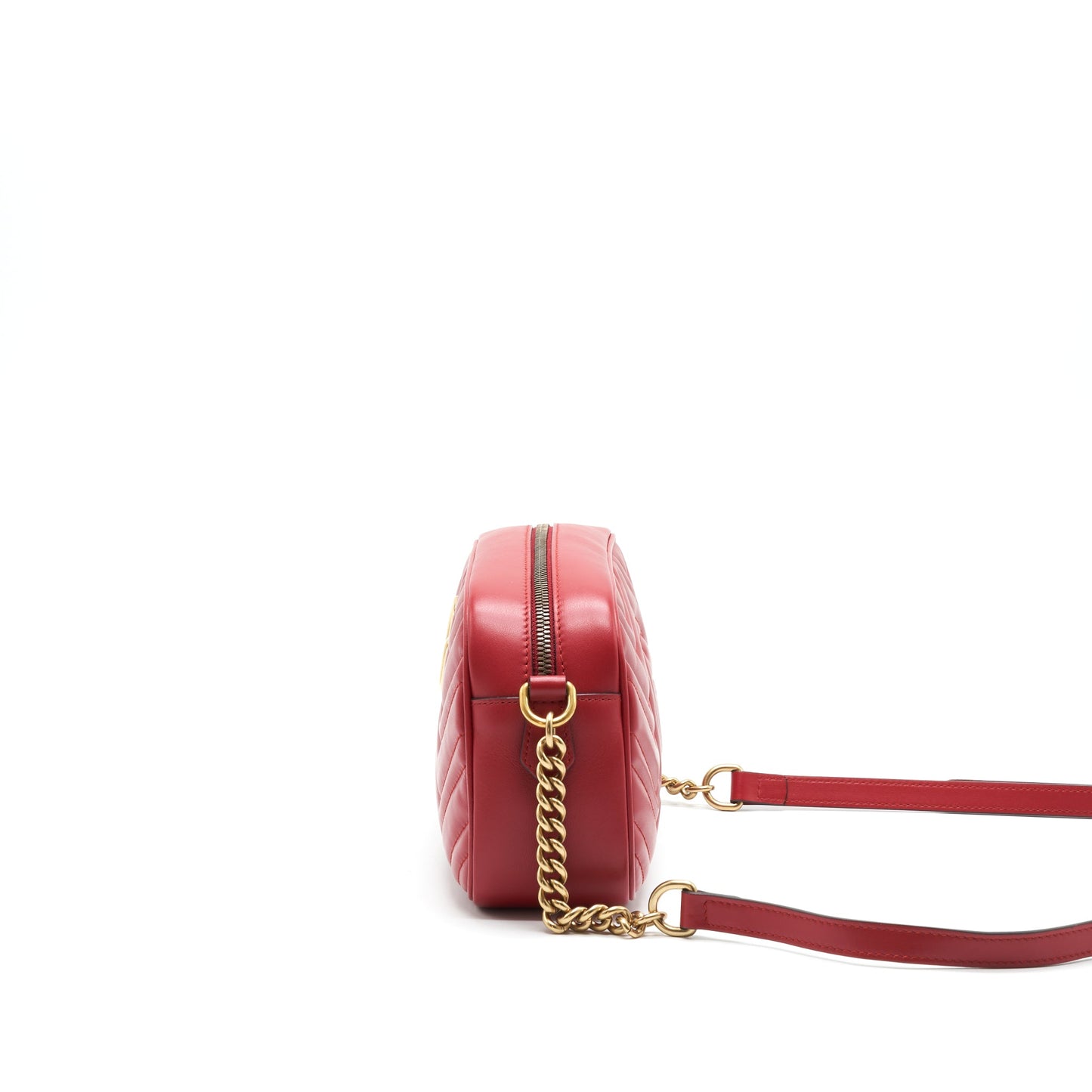 Gucci Marmont Camera Purse in Red