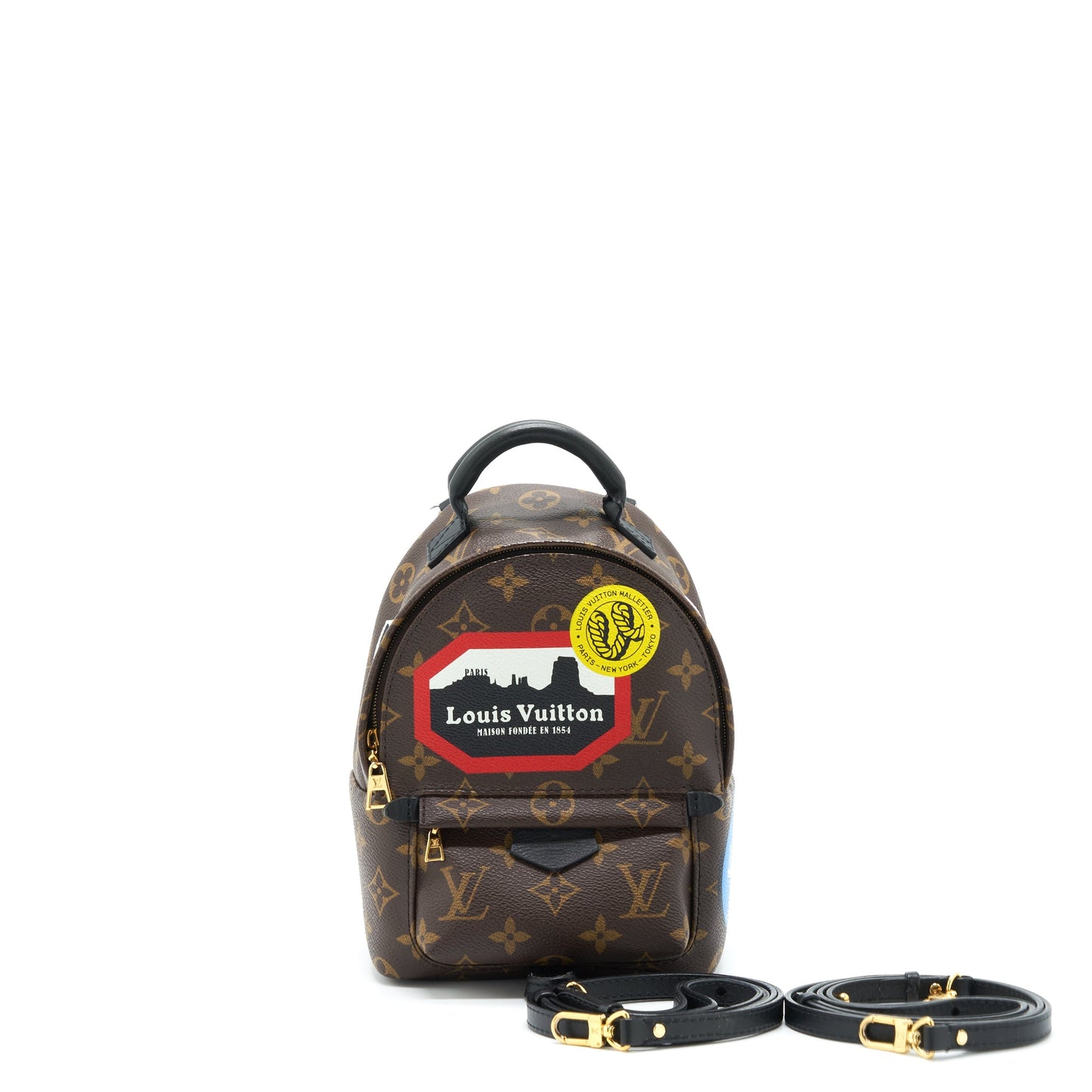 Louis Vuitton Mini Palm Backpack Spring Limited Edition Monogram Canvas