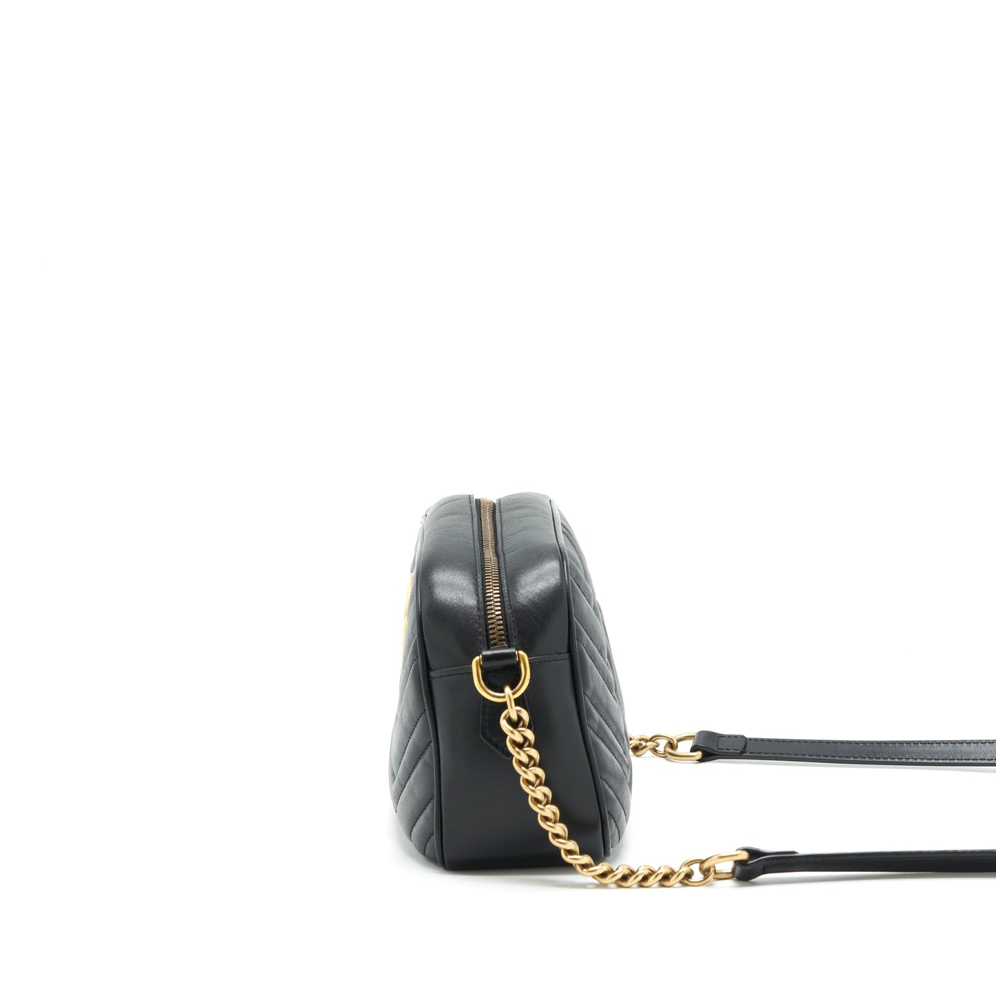 Gucci Marmont Small Matelasse Mini Purse Black