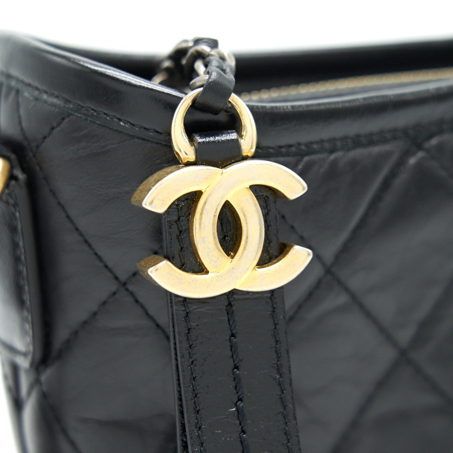 CHANEL GABRIELLE SMALL HOBO BAG BLACK