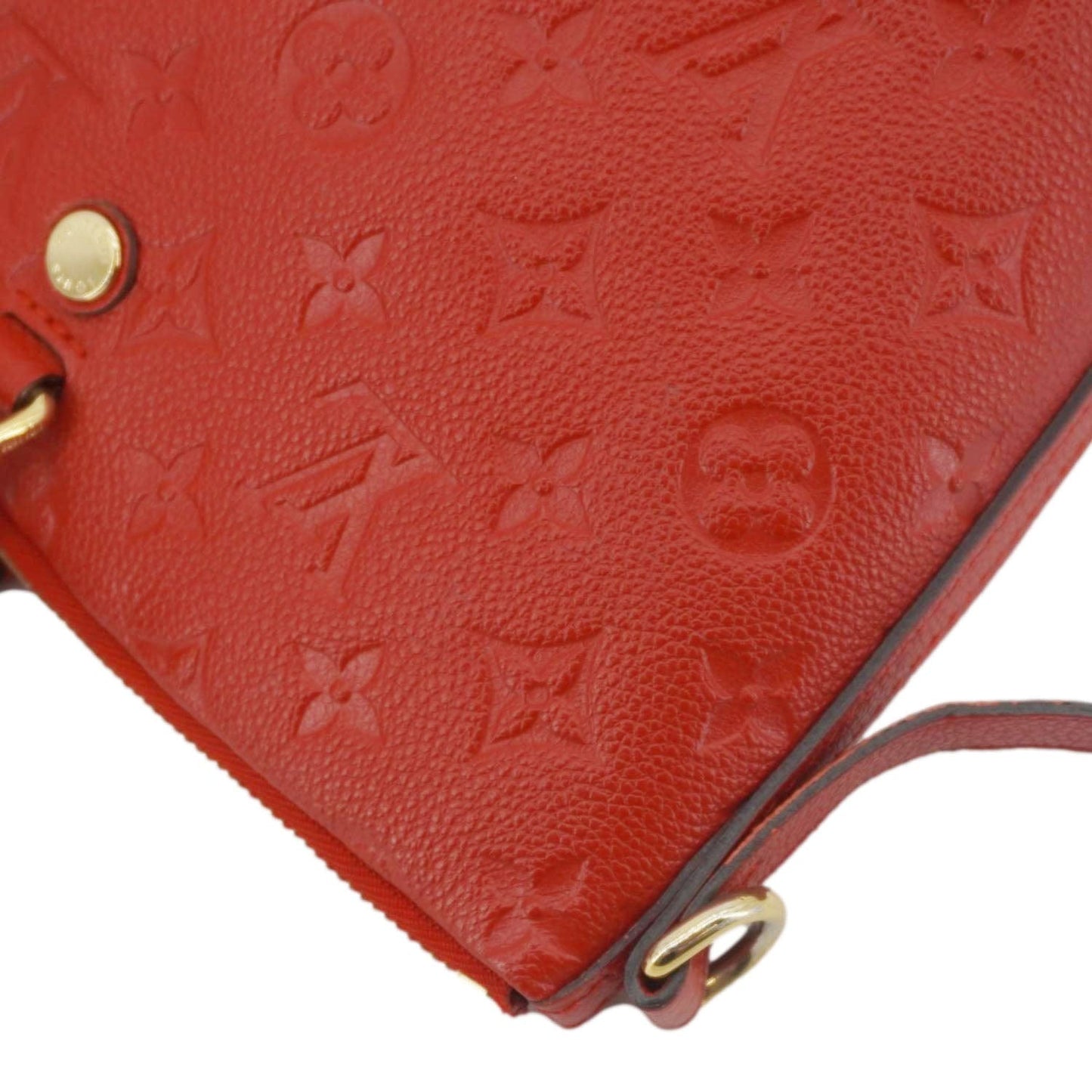 LOUIS VUITTON Mazarine PM Monogram Empreinte Shoulder Bag Red