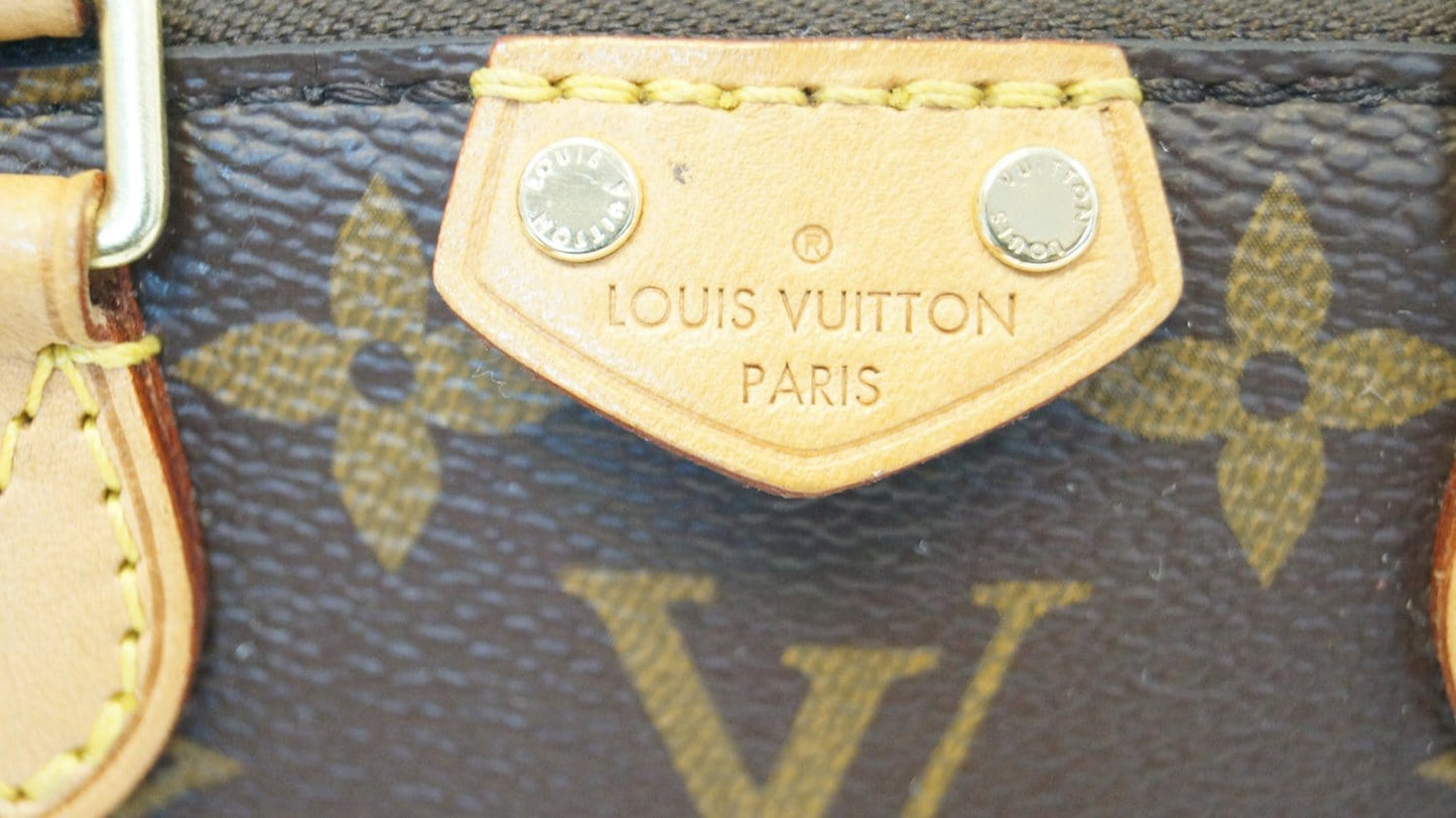 LOUIS VUITTON Nano Turenne Brown Monogram Canvas  Crossbody Bag