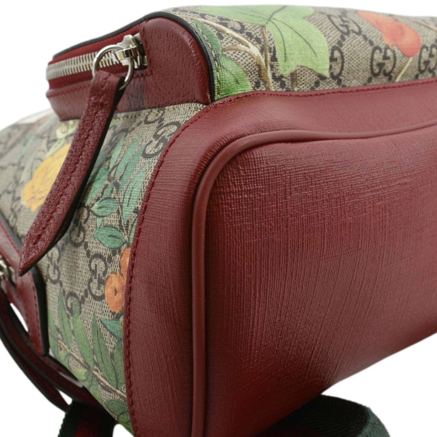 GUCCI Tian Print GG Supreme Monogram Canvas Backpack Beige 427042