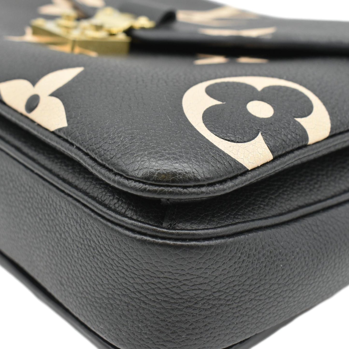 LOUIS VUITTON Metis Pochette Empreinte Leather Crossbody Bag Bicolor