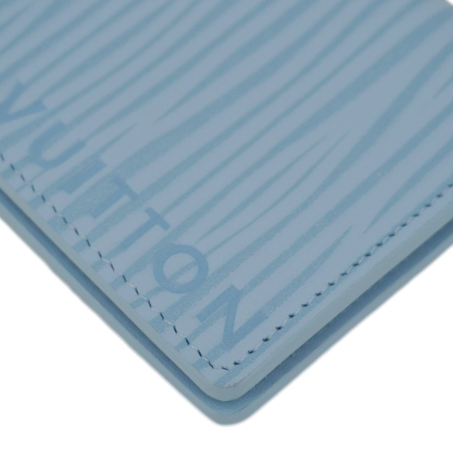 LOUIS VUITTON Epi Leather Pocket Organizer Sky Blue