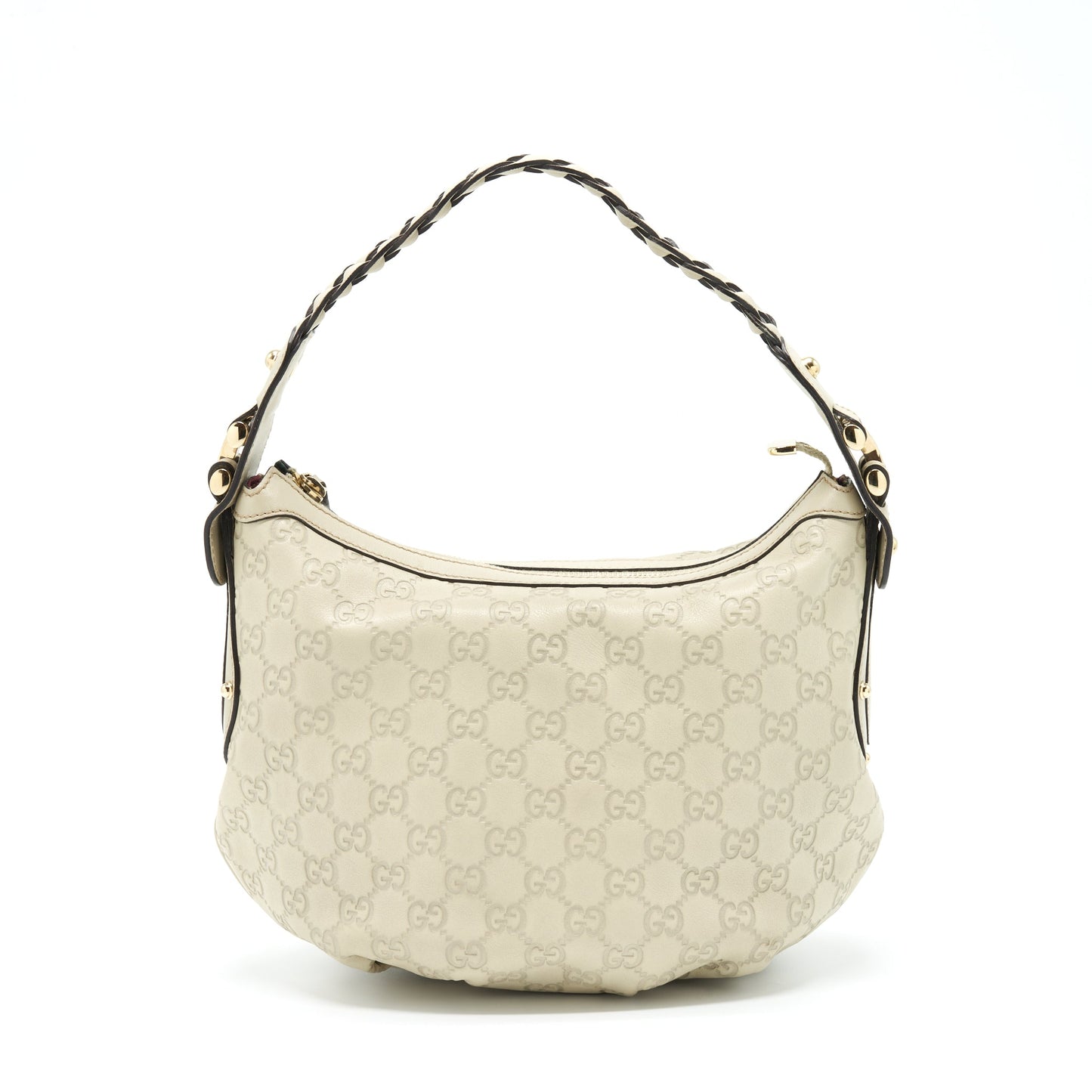 Gucci supreme Print Purse Light Grey