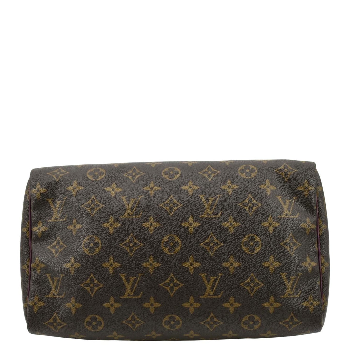LOUIS VUITTON Totem Speedy 30 Monogram Canvas Satchel Bag Magenta