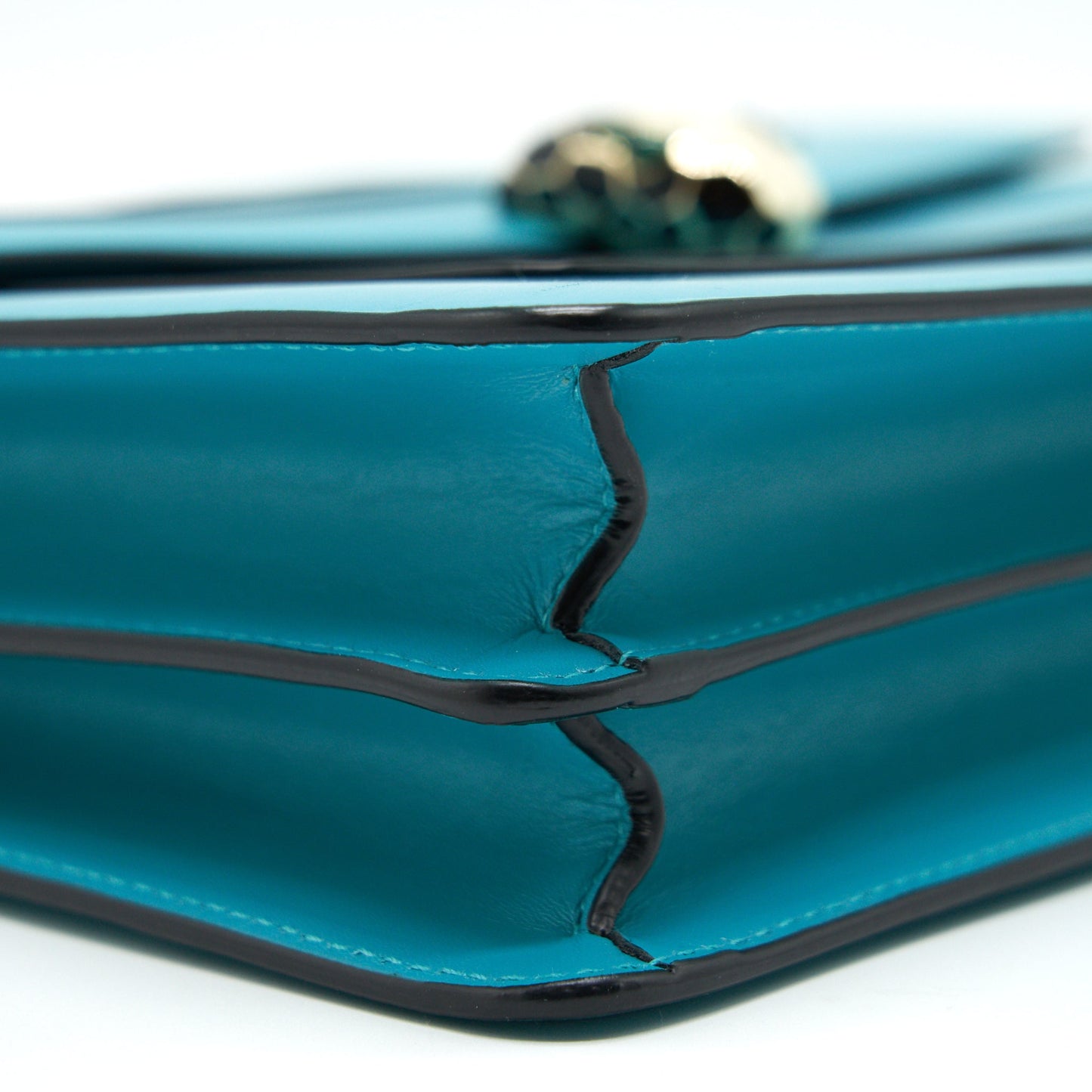 BVLGARI Serpenti Shoulder Bag Aquarelle Tourquoise LGHW