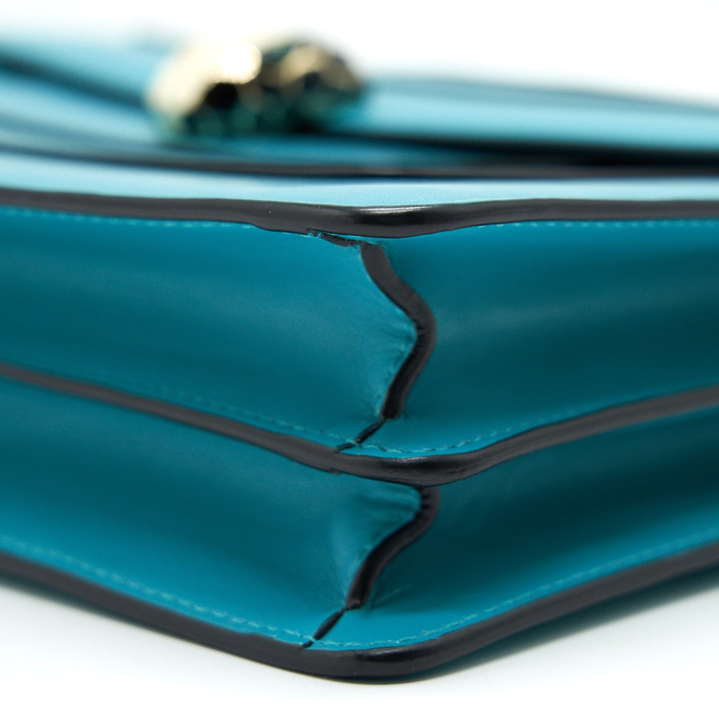 BVLGARI Serpenti Shoulder Bag Aquarelle Tourquoise LGHW