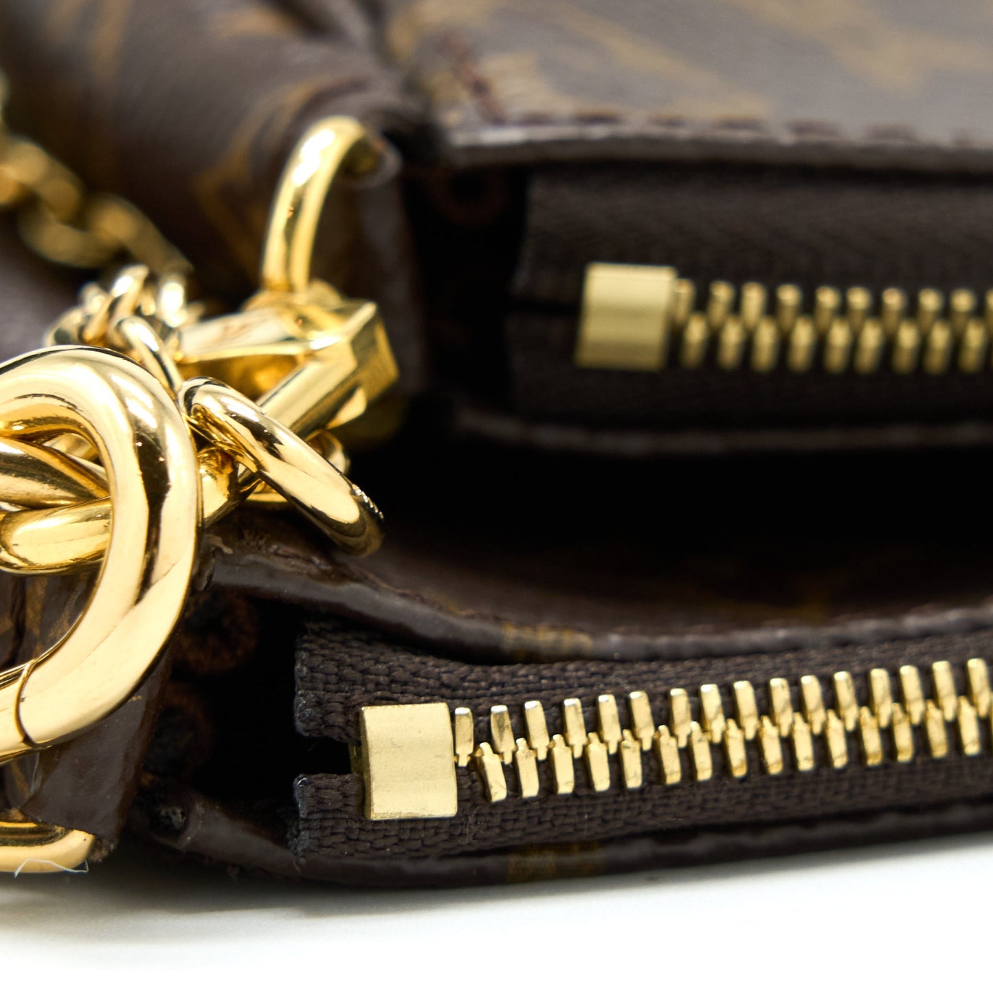 Louis Vuitton Multi Pochette Khaki Strap Monogram Canvas