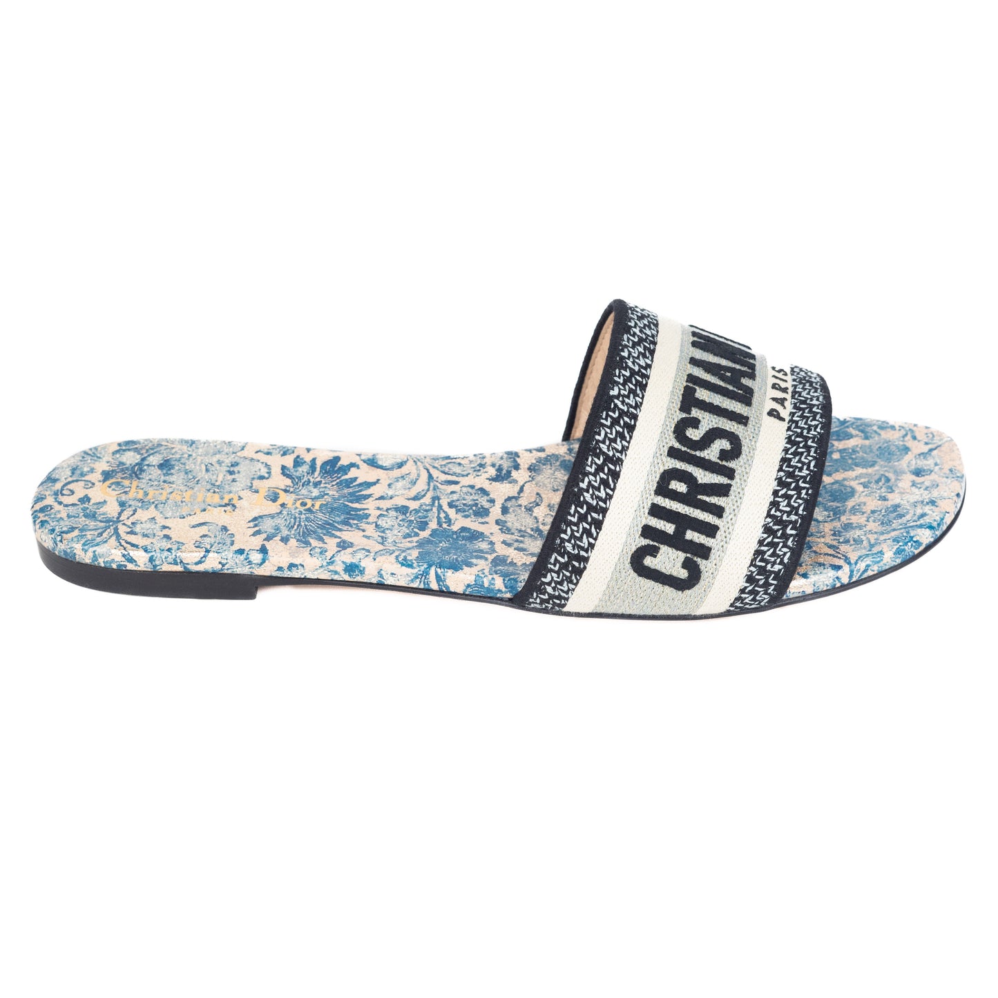 Dior dway Black Multicolor Embroidered Cotton with D-Constellation Motif