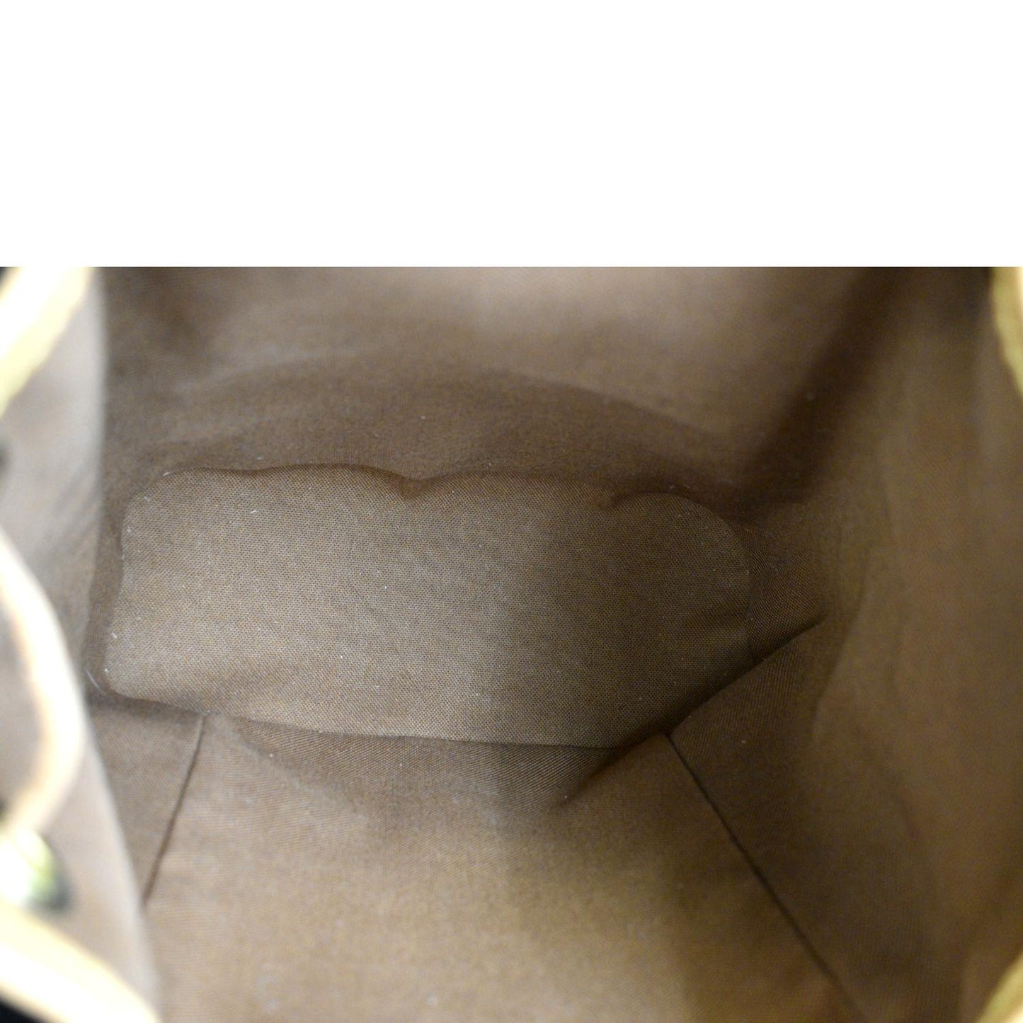 LOUIS VUITTON Mini Montsouris Monogram Canvas Backpack Bag Brown
