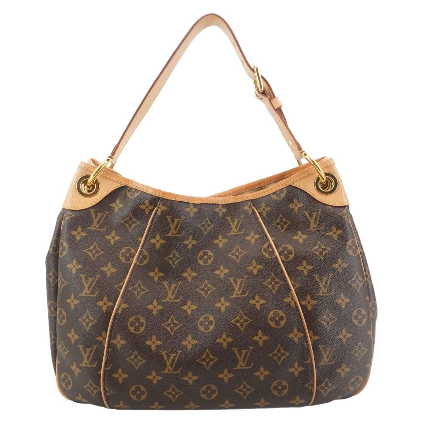 LOUIS VUITTON Galliera PM Monogram Canvas Shoulder Bag Brown