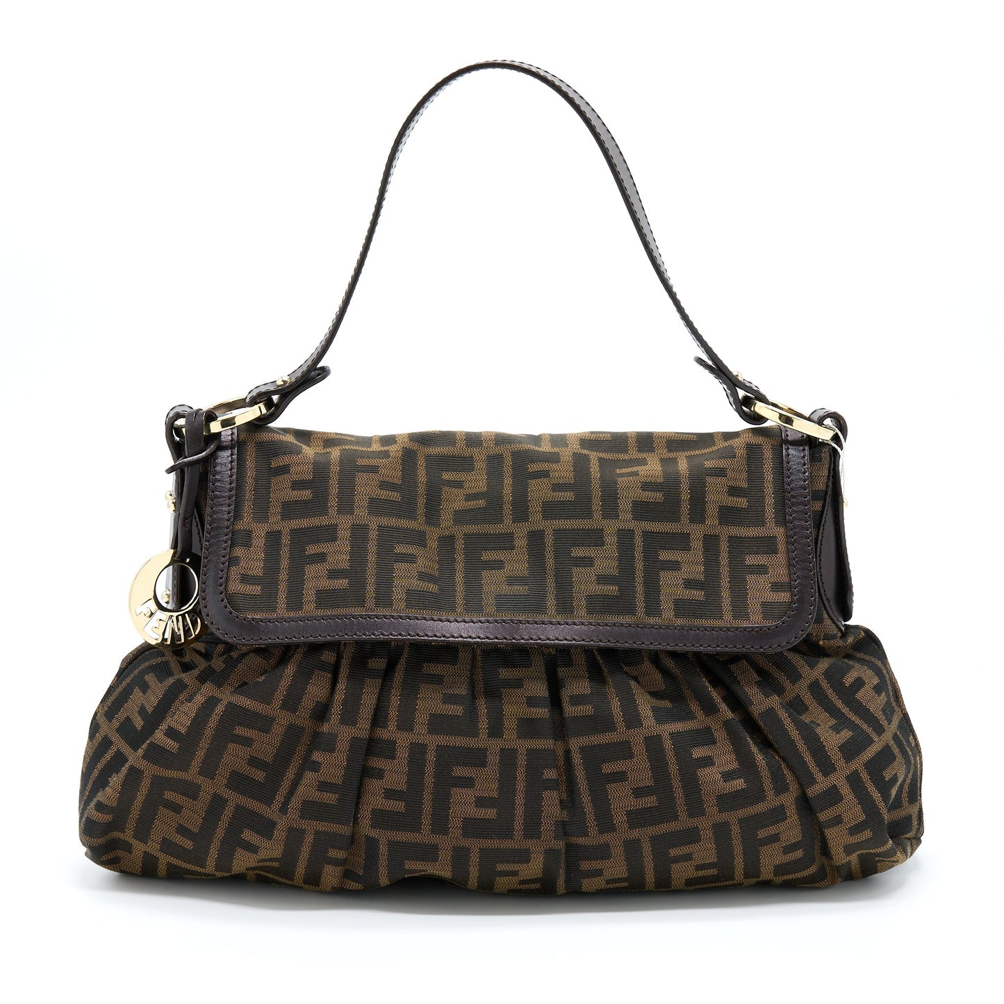 Fendi Zuuca Chef Flap Purse Canvas