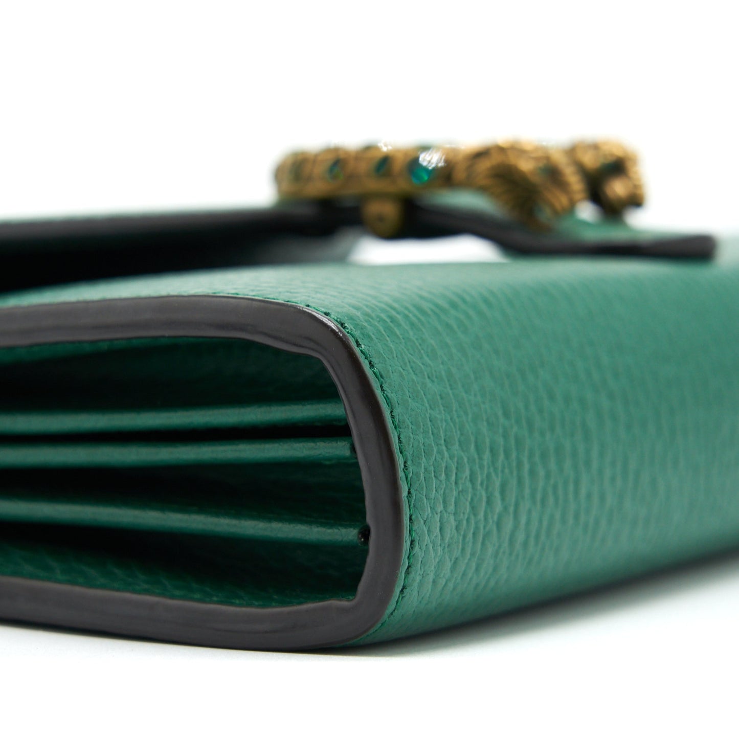 Gucci Dionysus Mini Chain Purse Green With Gold And Silver Hardware