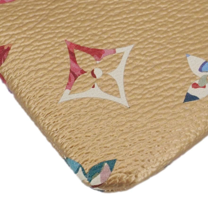 LOUIS VUITTON Metallic Monogram LV Garden Key Pouch Golden