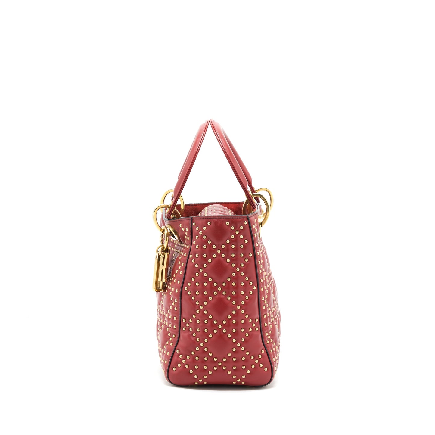 Dior Studded lady Dior Red