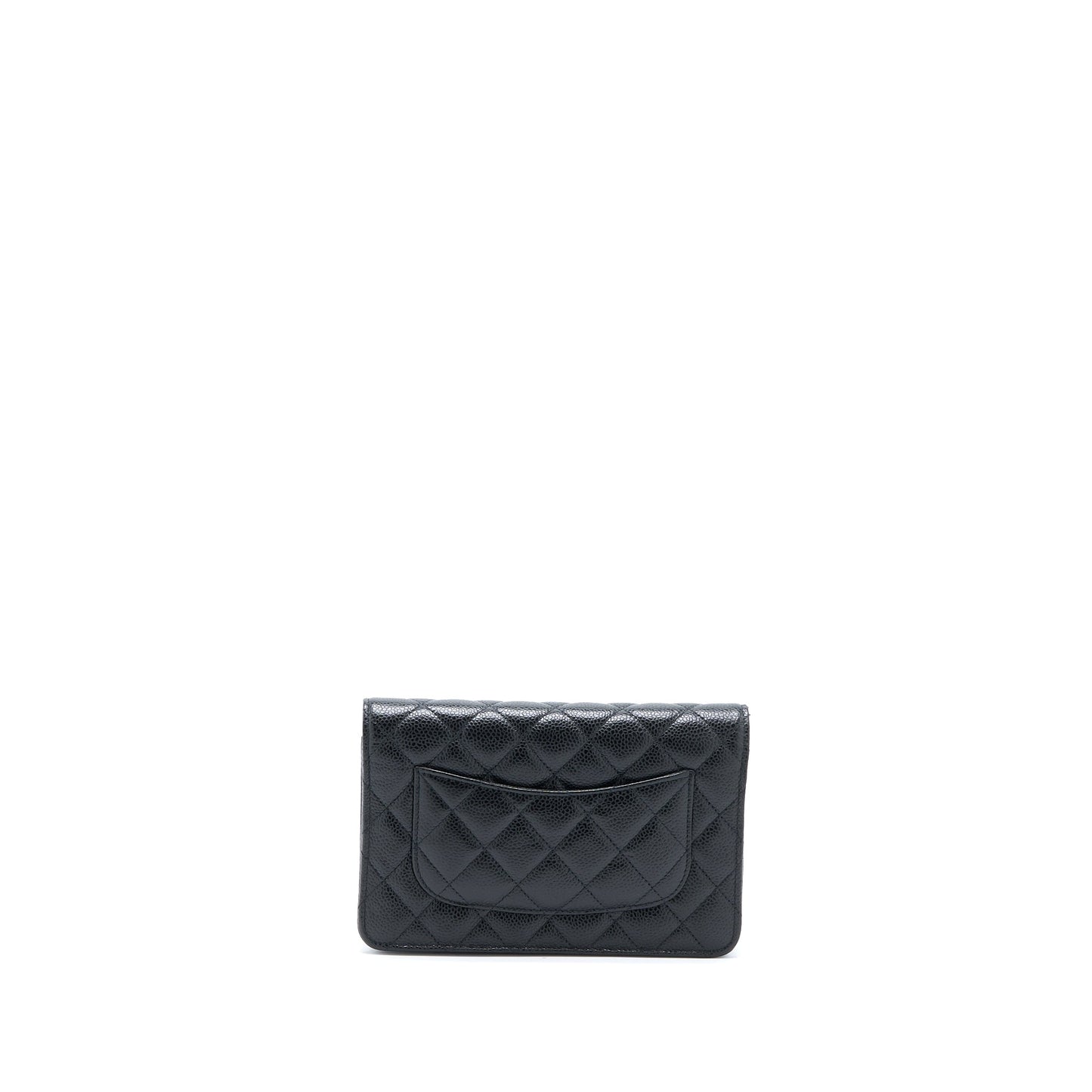 Chanel Classic Wallet on Chain Caviar Black SHW (Microchip)