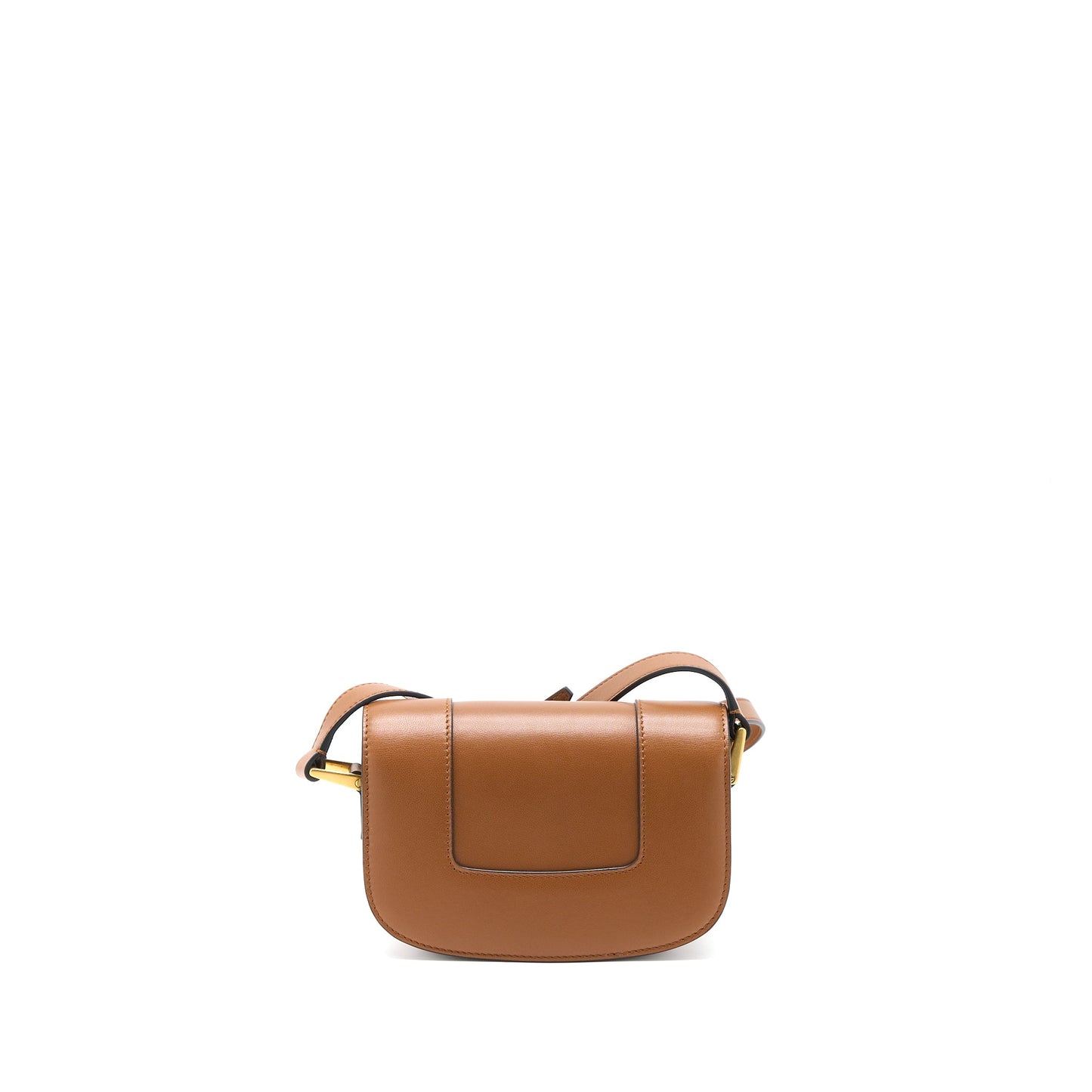 Valentino Small Supervee Crossbody Purse Calfskin Brown