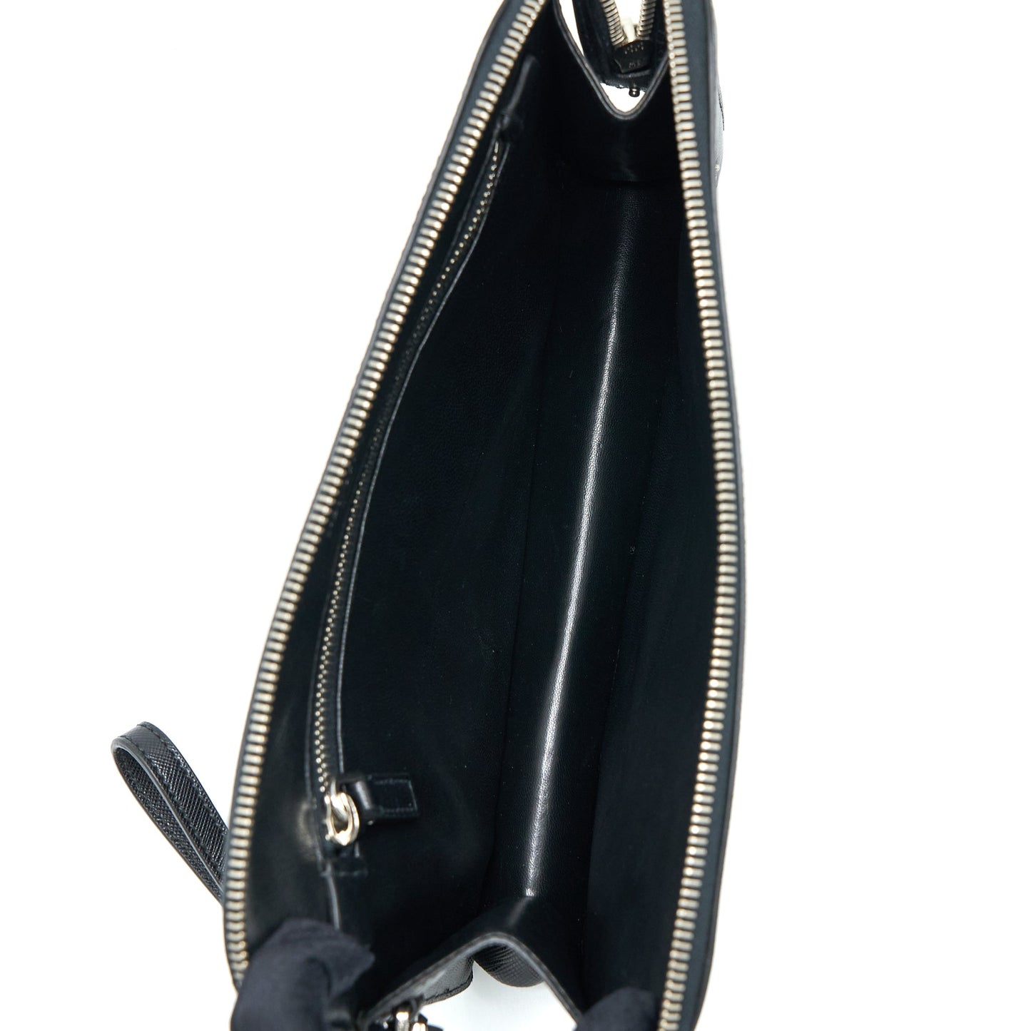 Prada Menâs Clutch Soffiano Black